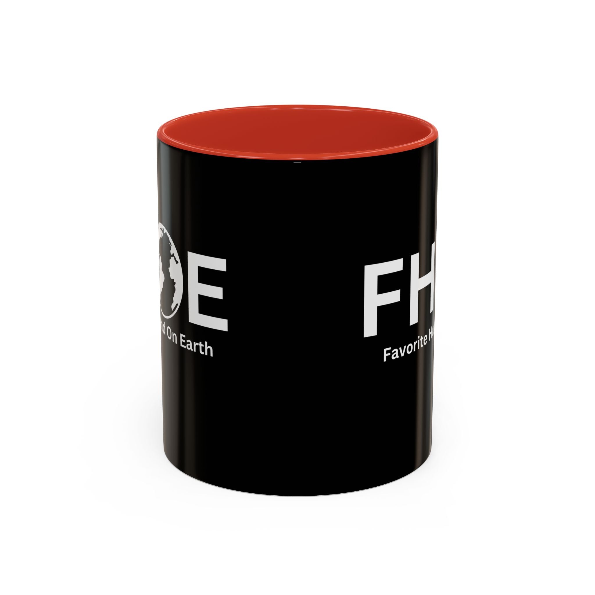 Favorite Husband On Earth (FHOE) Accent Coffee Mug (11oz, 15oz)
