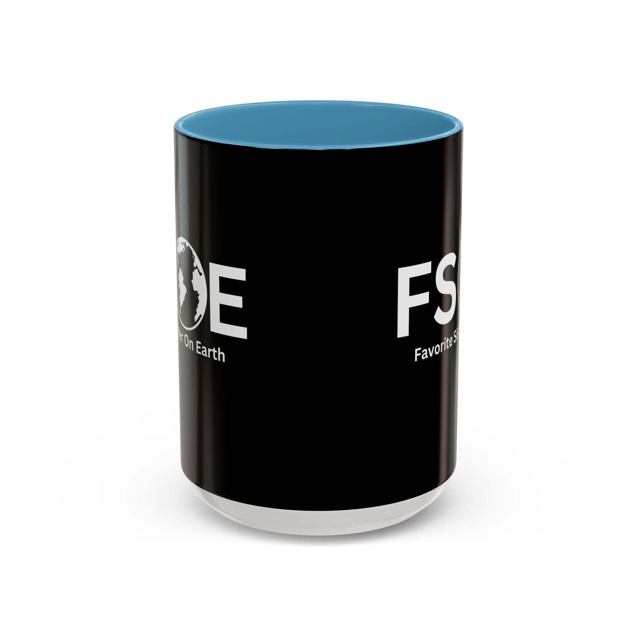 Favorite Sister On Earth (FSOE) Accent Coffee Mug (11oz, 15oz)