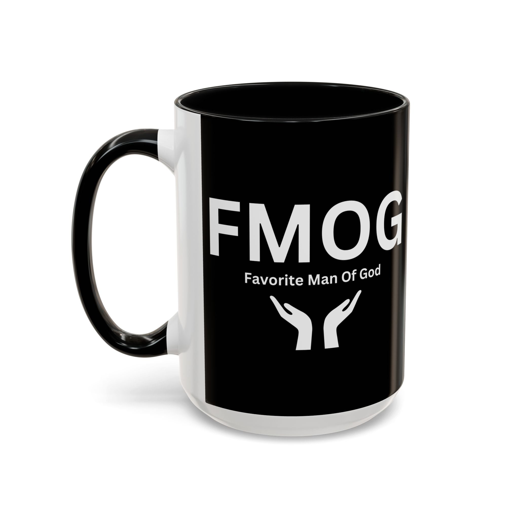 Favorite Man of God (FMOG) Accent Coffee Mug (11, 15oz)