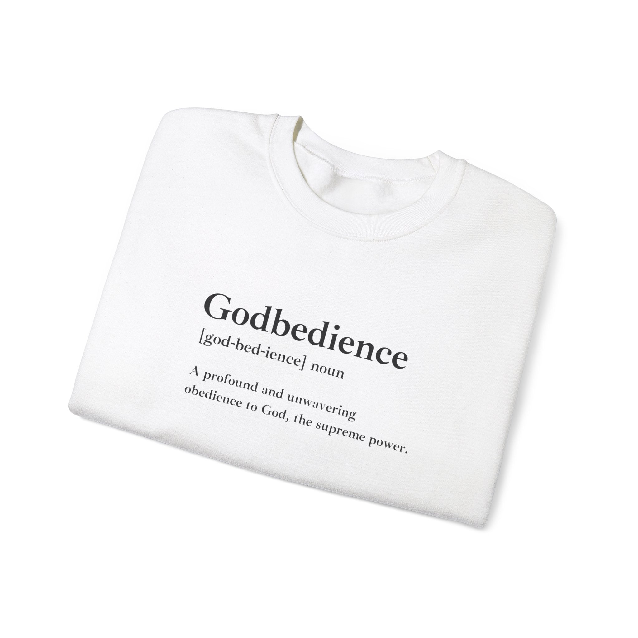 Godbedience Unisex Heavy Blend™ Crewneck Sweatshirt