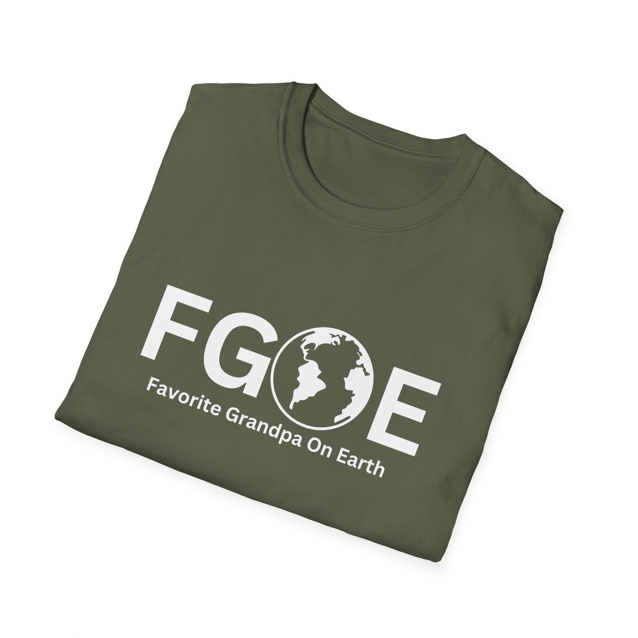 Favorite Grandpa On Earth (FGOE) Unisex Soft-Style T-Shirt