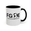 Favorite Grandpa On Earth (FGOE) Accent Coffee Mug (11oz, 15oz)