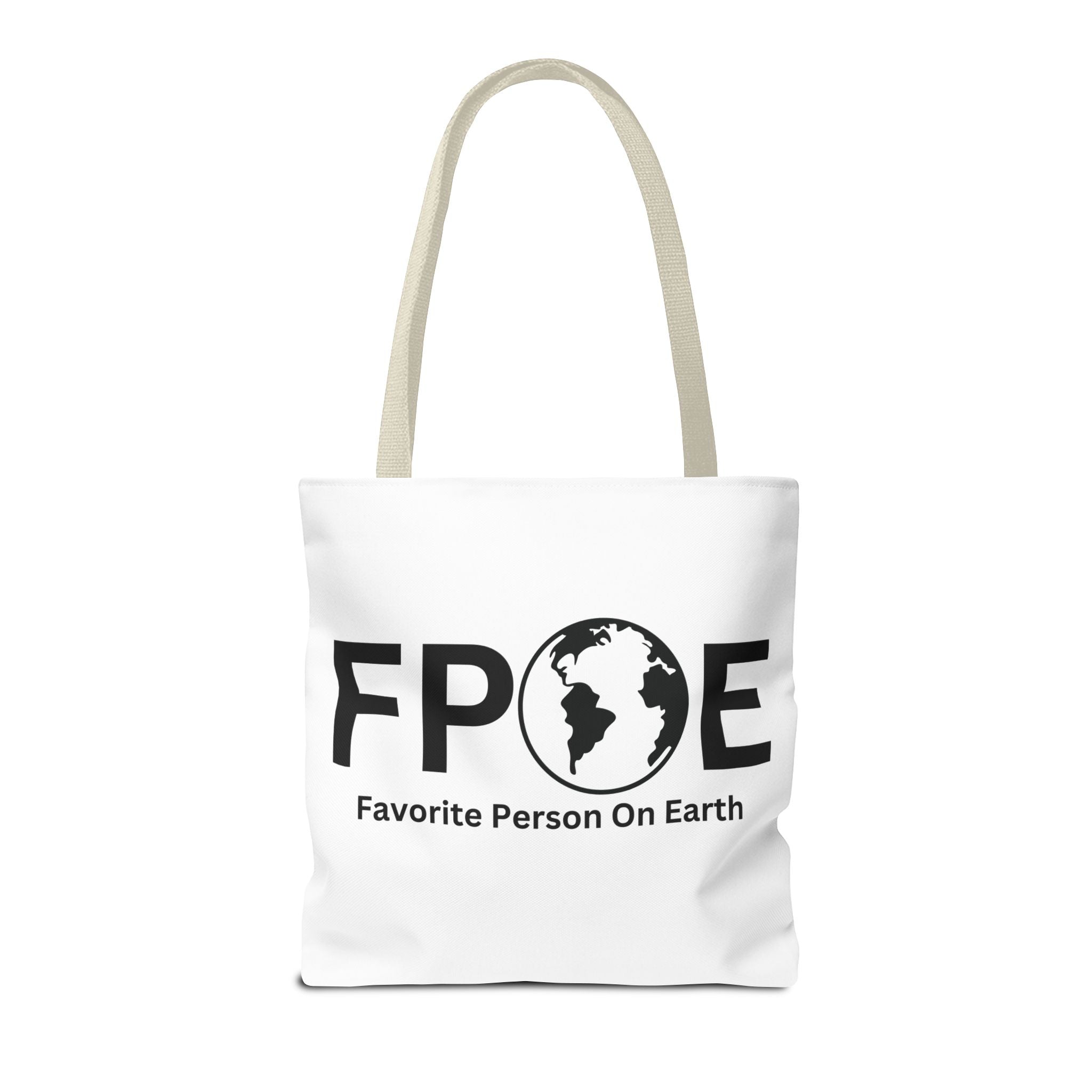 Favorite Person On Earth (FPOE) Tote Bag - Custom Printed Stylish and Functional Tote