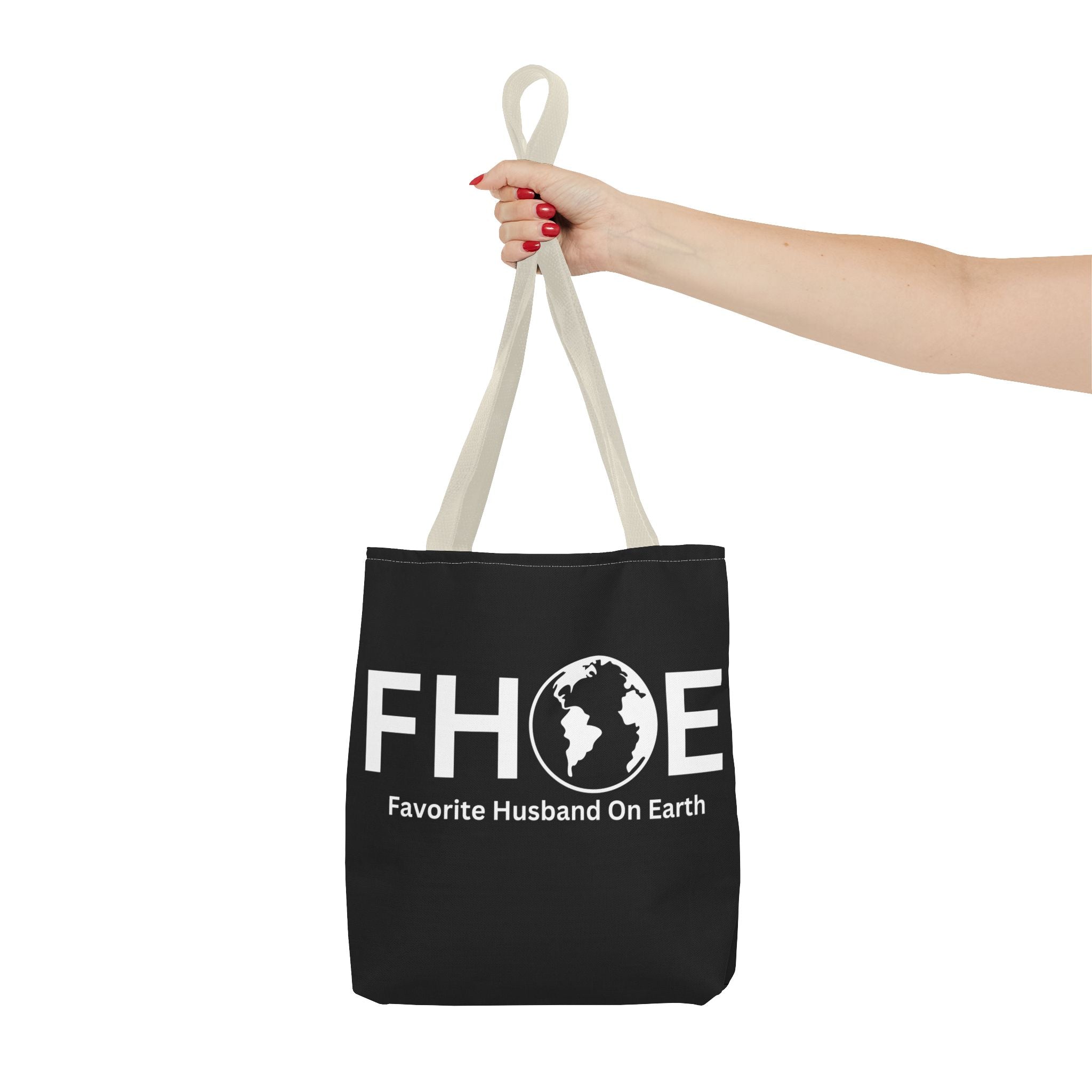 Favorite Husband On Earth (FHOE) Tote Bag - Custom Printed Stylish and Functional Tote