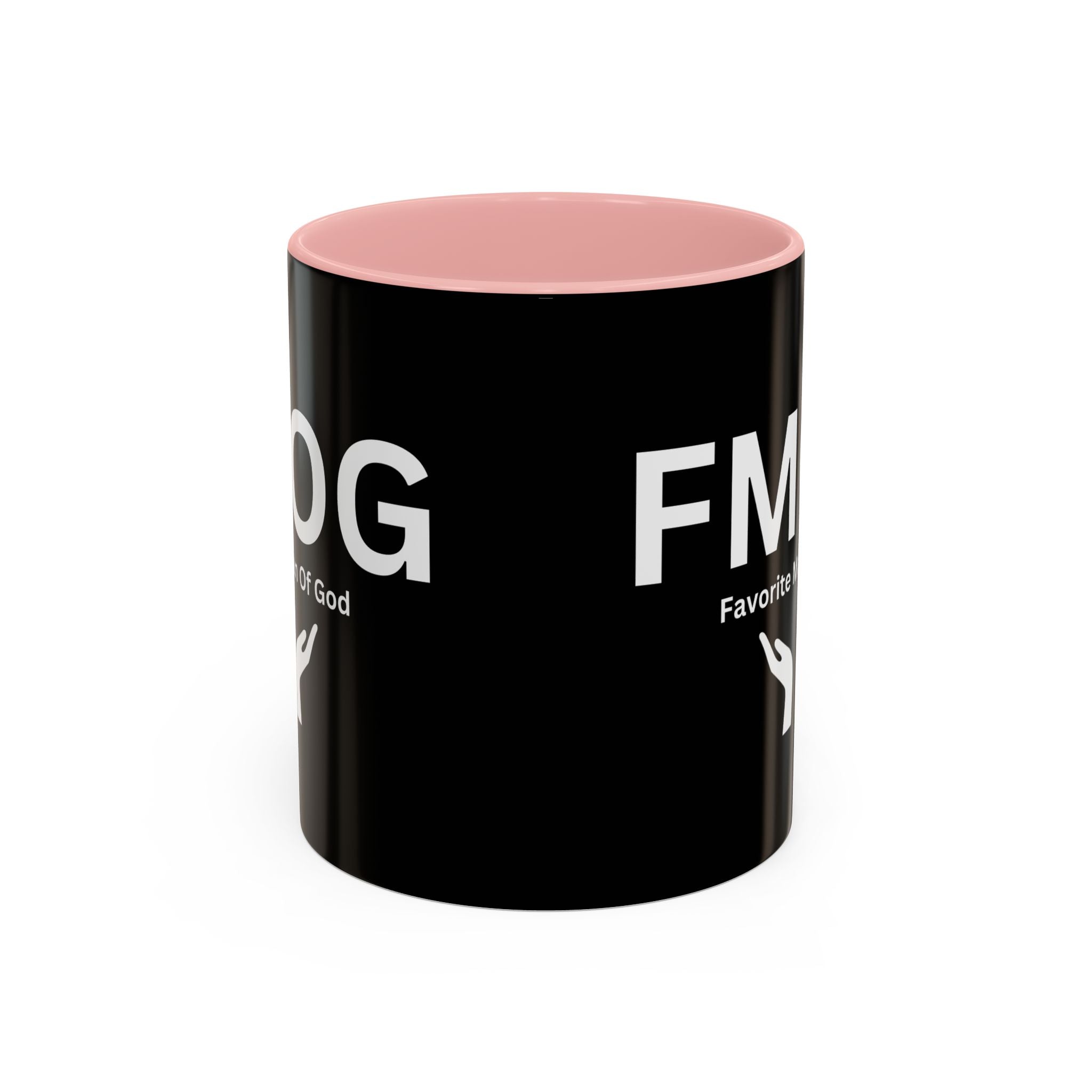 Favorite Man of God (FMOG) Accent Coffee Mug (11, 15oz)