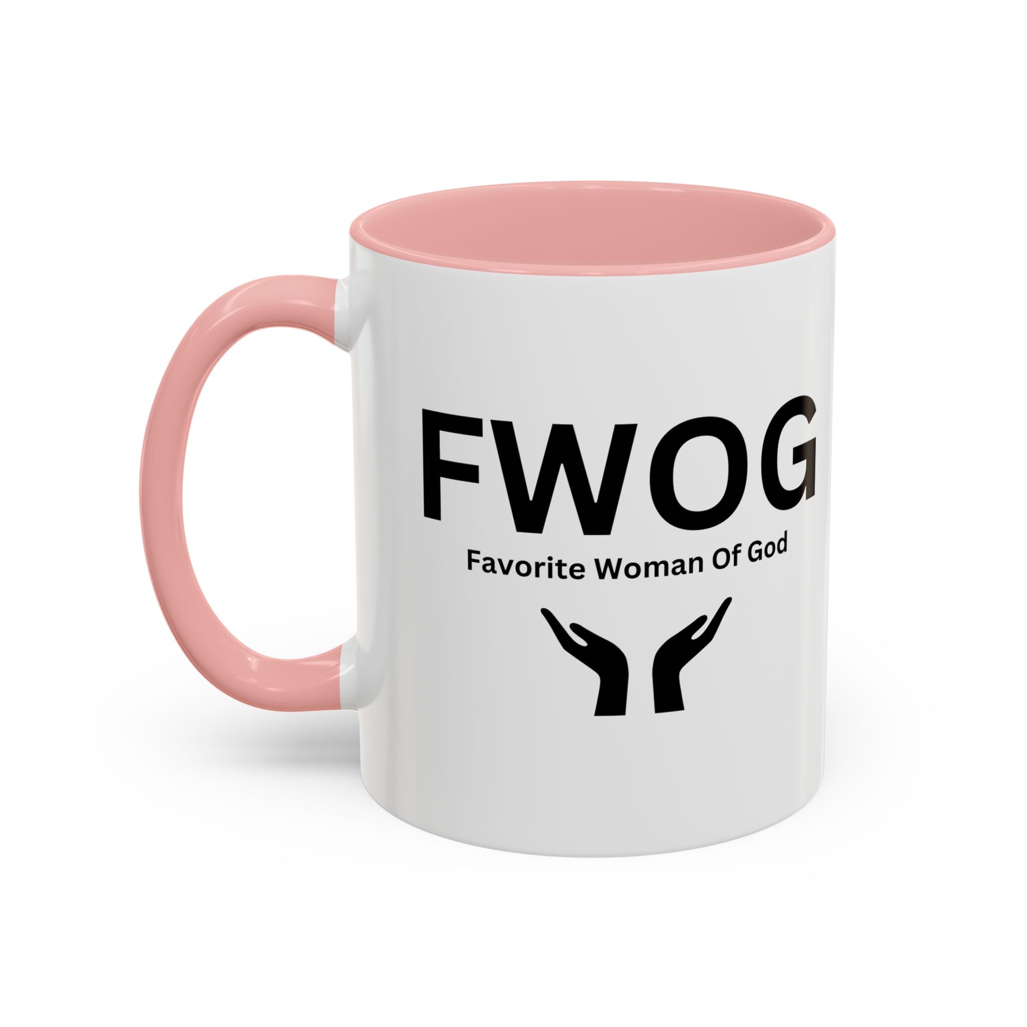 Favorite Woman of God (FWOG) Accent Coffee Mug (11, 15oz)
