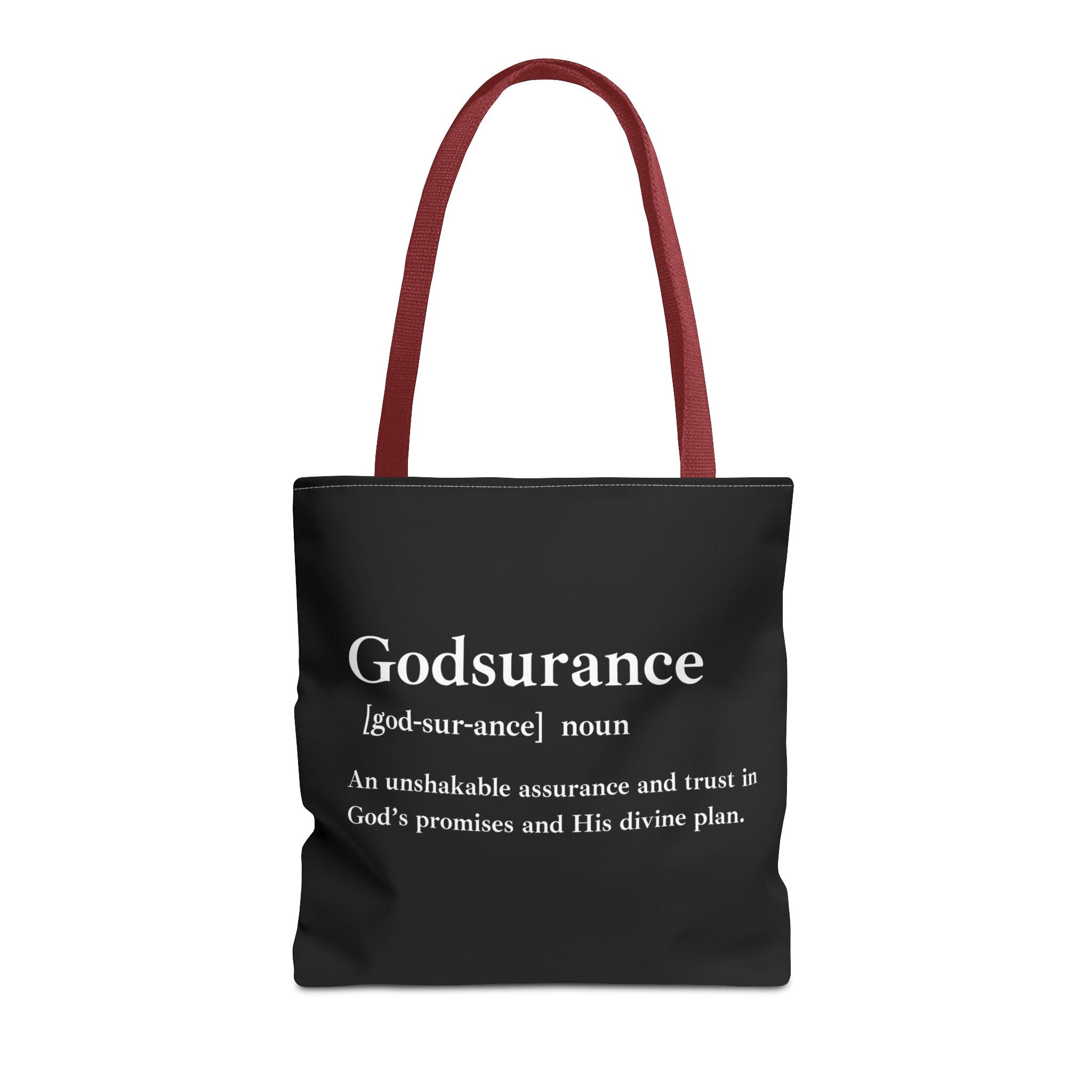 Godsurance Tote Bag - Custom Printed Stylish and Functional Tote