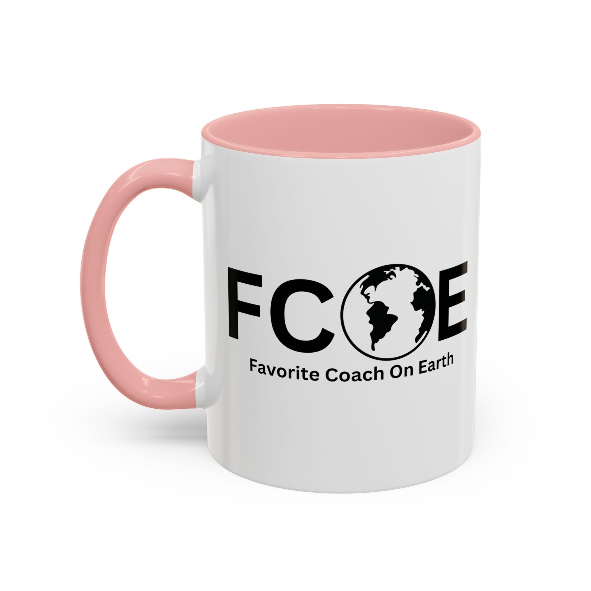 Favorite Coach On Earth (FCOE) Accent Coffee Mug (11oz, 15oz)
