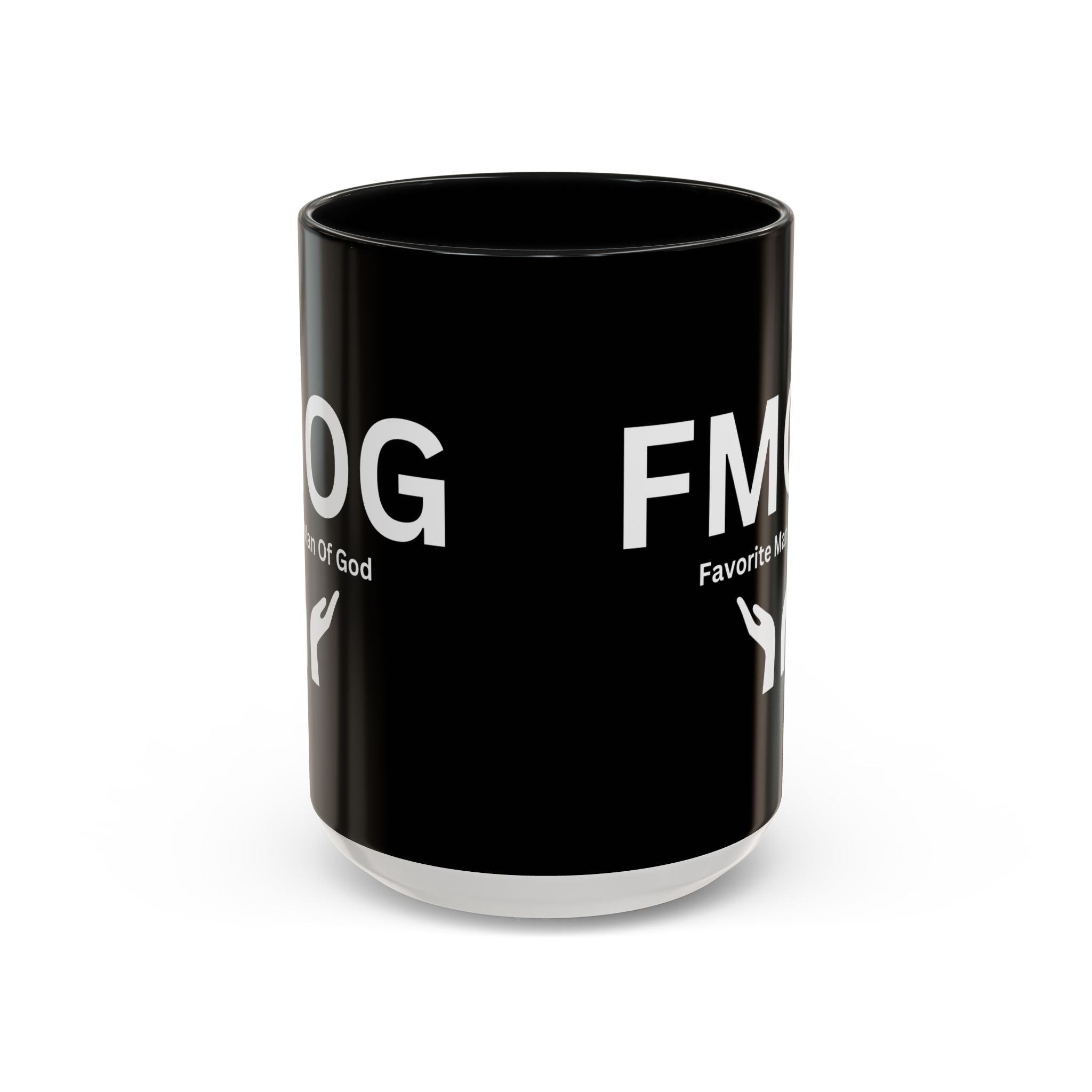 Favorite Man of God (FMOG) Accent Coffee Mug (11, 15oz)