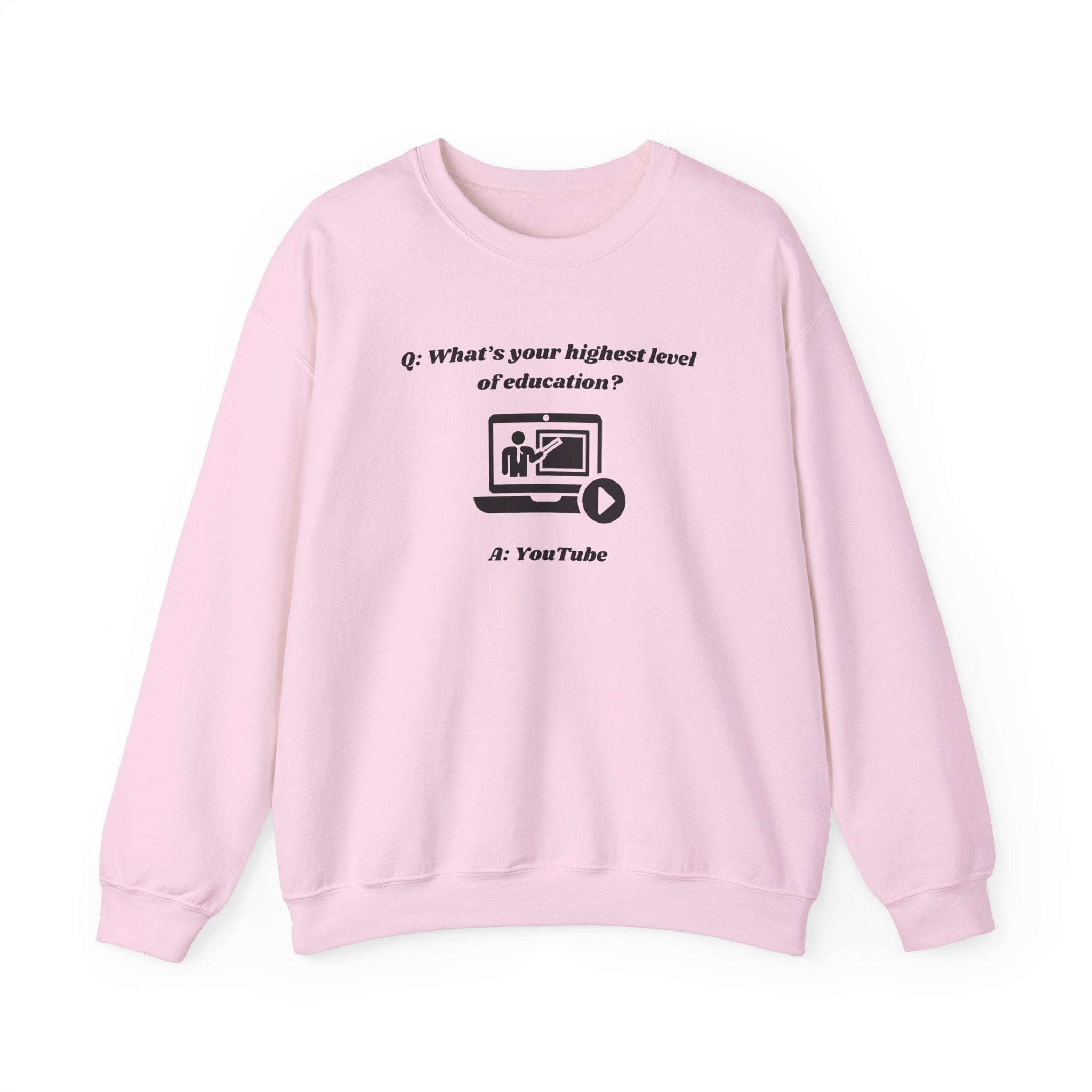 What's your highest level of education? YouTube - Unisex Sweatshirt
