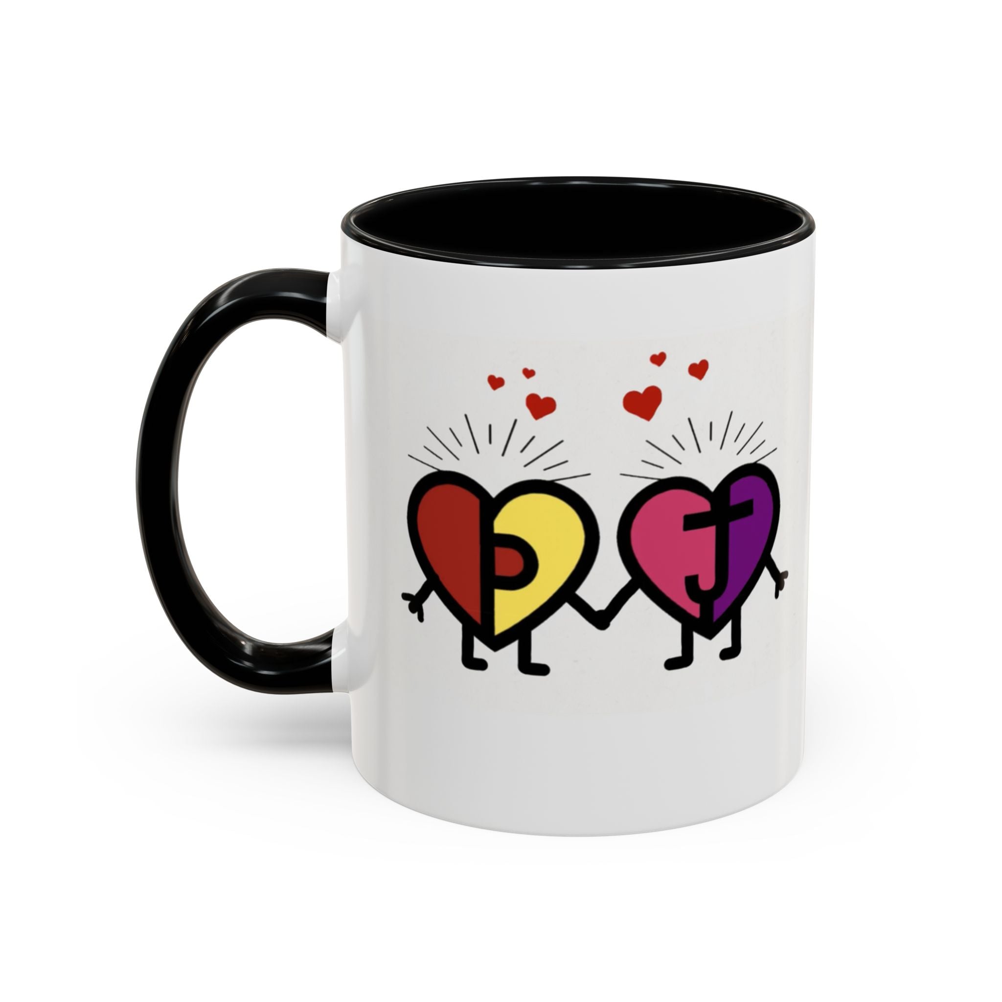 PJ & Joy Passionoy Mascots Accent Coffee Mug (11, 15oz)