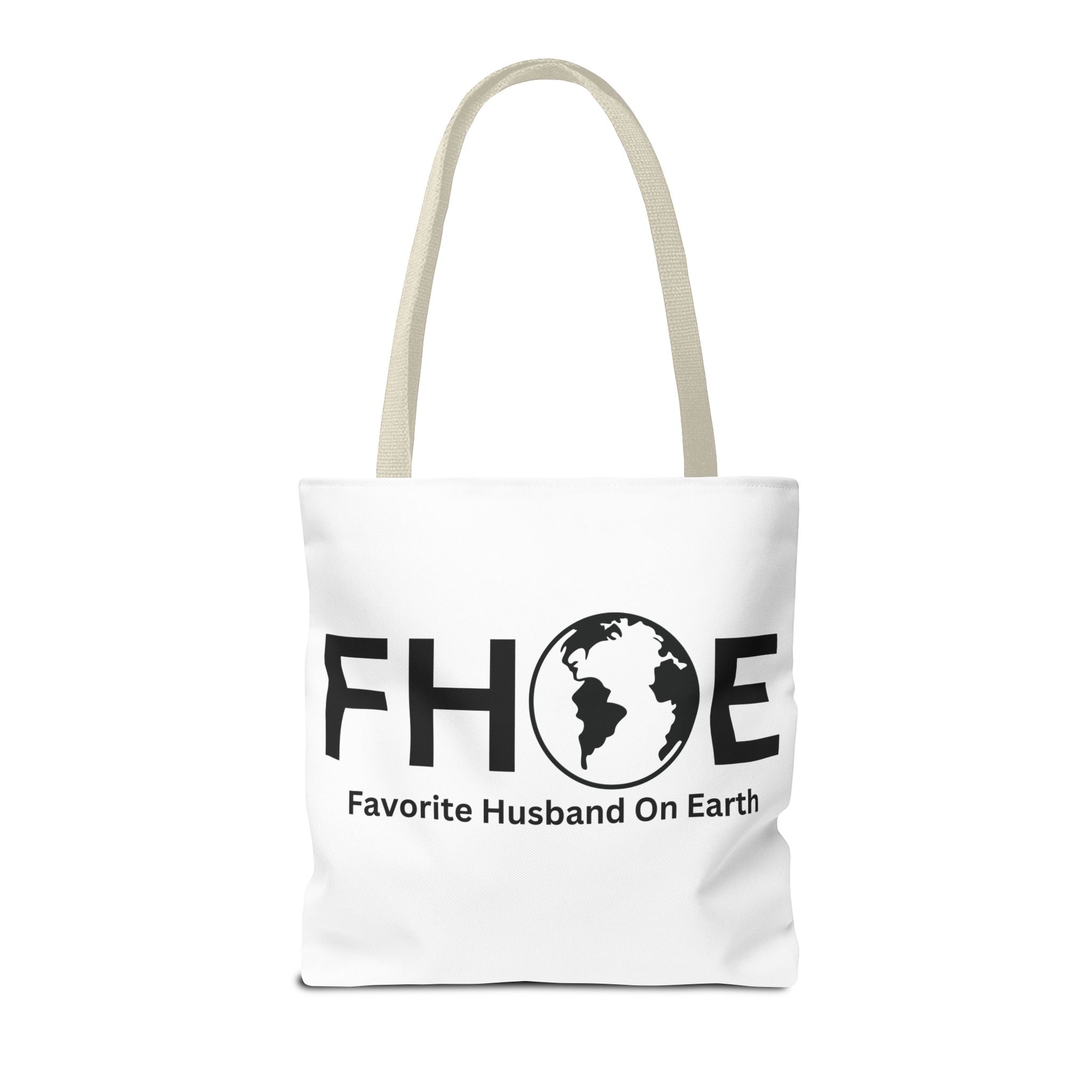 Favorite Husband On Earth (FHOE) Tote Bag - Custom Printed Stylish and Functional Tote