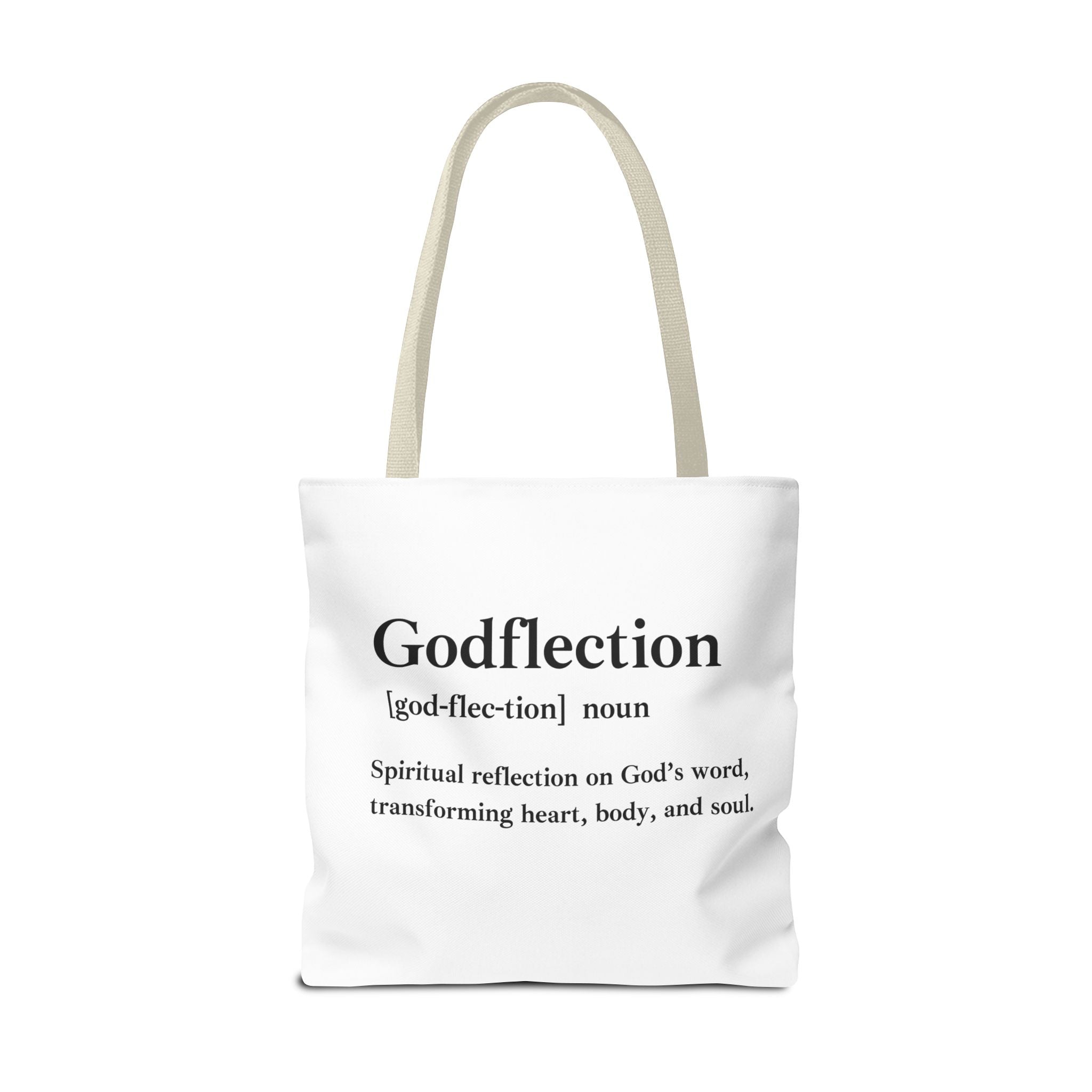 Godflection Tote Bag - Custom Printed Stylish and Functional Tote