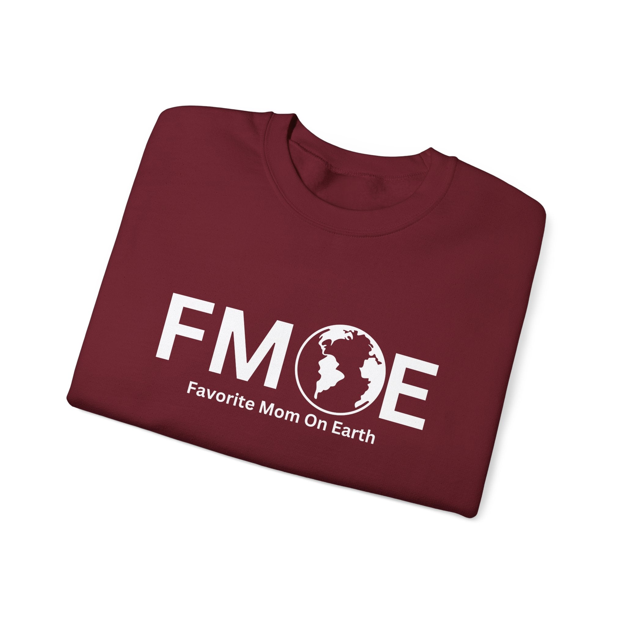 Favorite Mom On Earth Sweatshirt - (FMOE) Logo Crewneck for Women