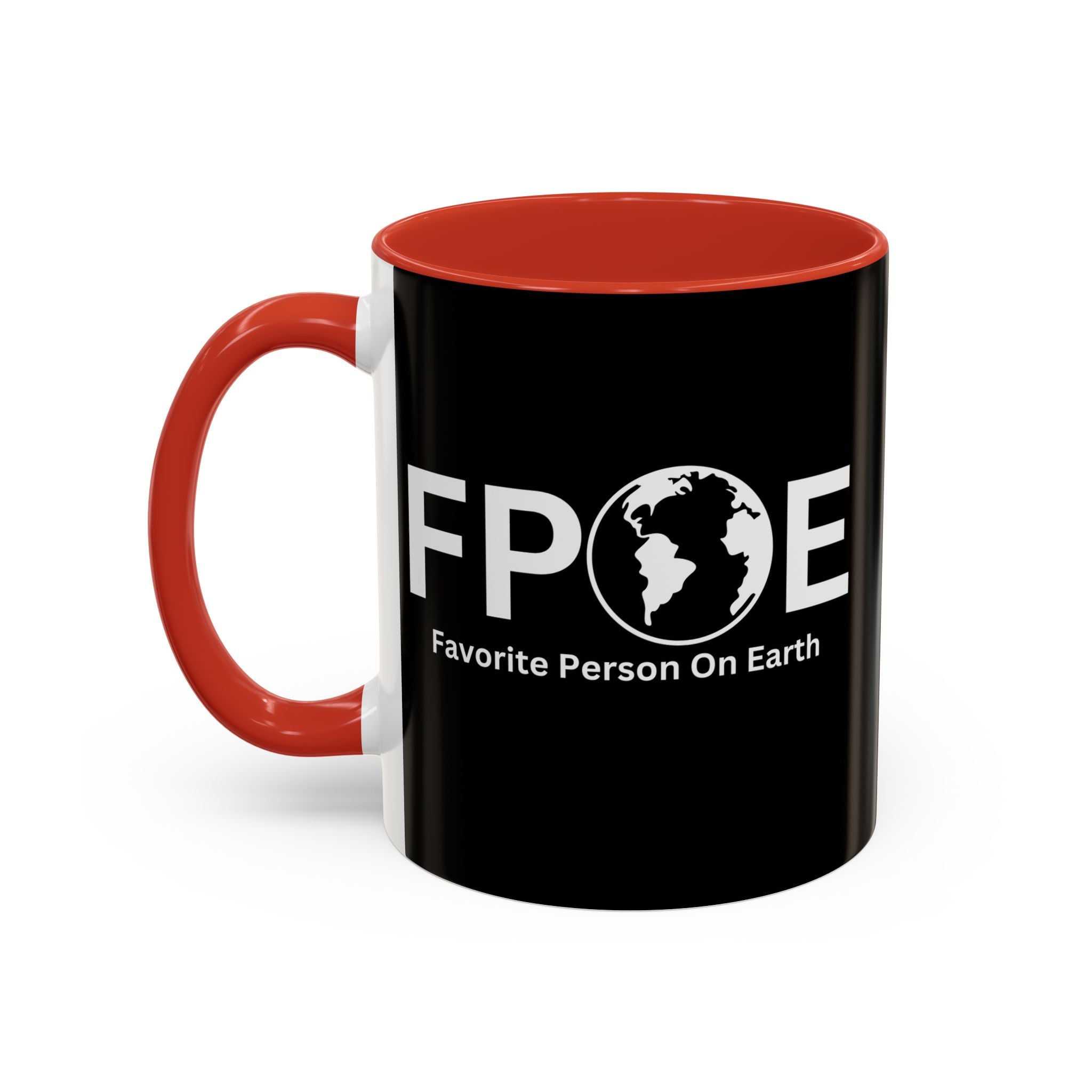 Favorite Person On Earth (FPOE) Accent Coffee Mug (11oz, 15oz)