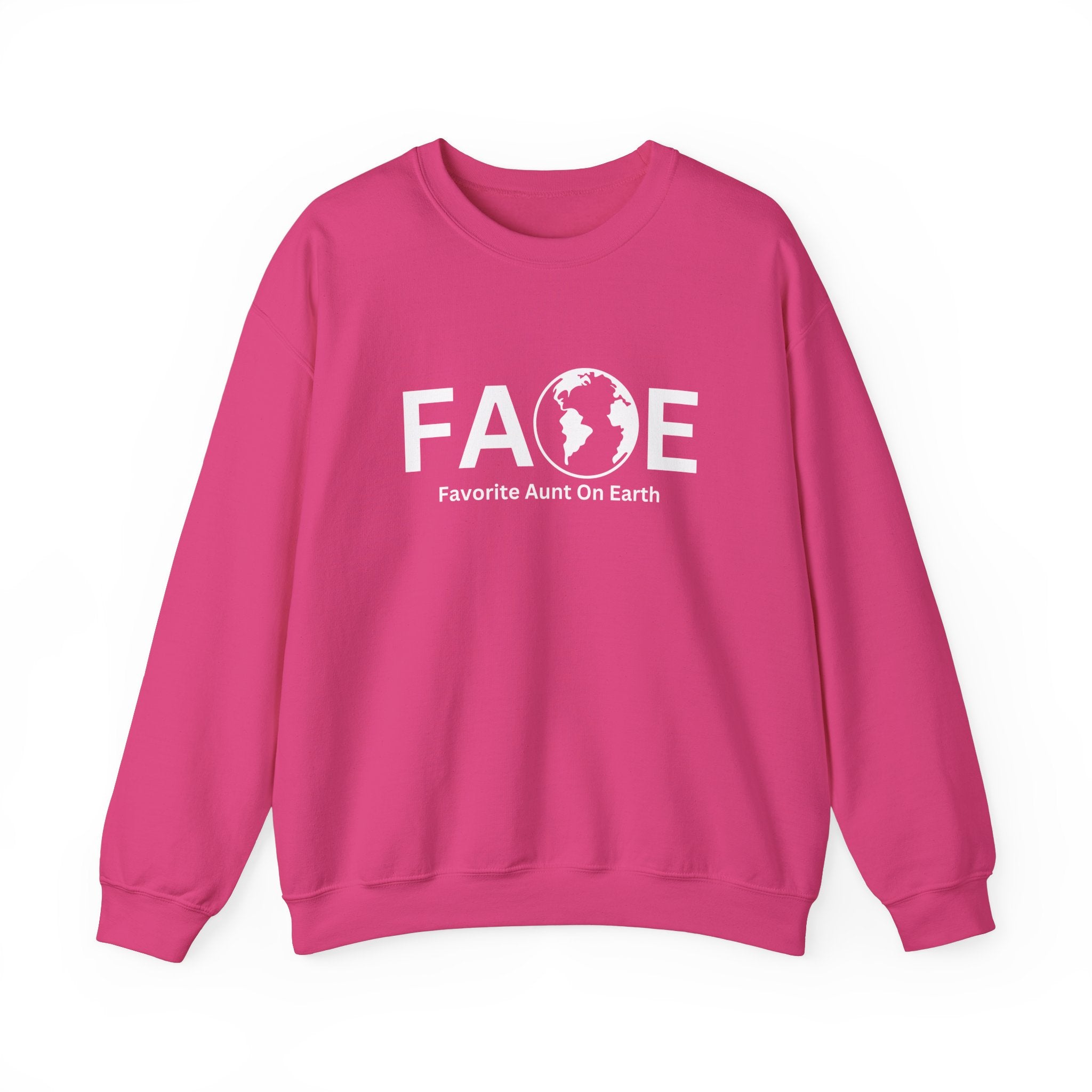Favorite Aunt On Earth (FAOE) - Unisex Heavy Blend Crewneck Sweatshirt