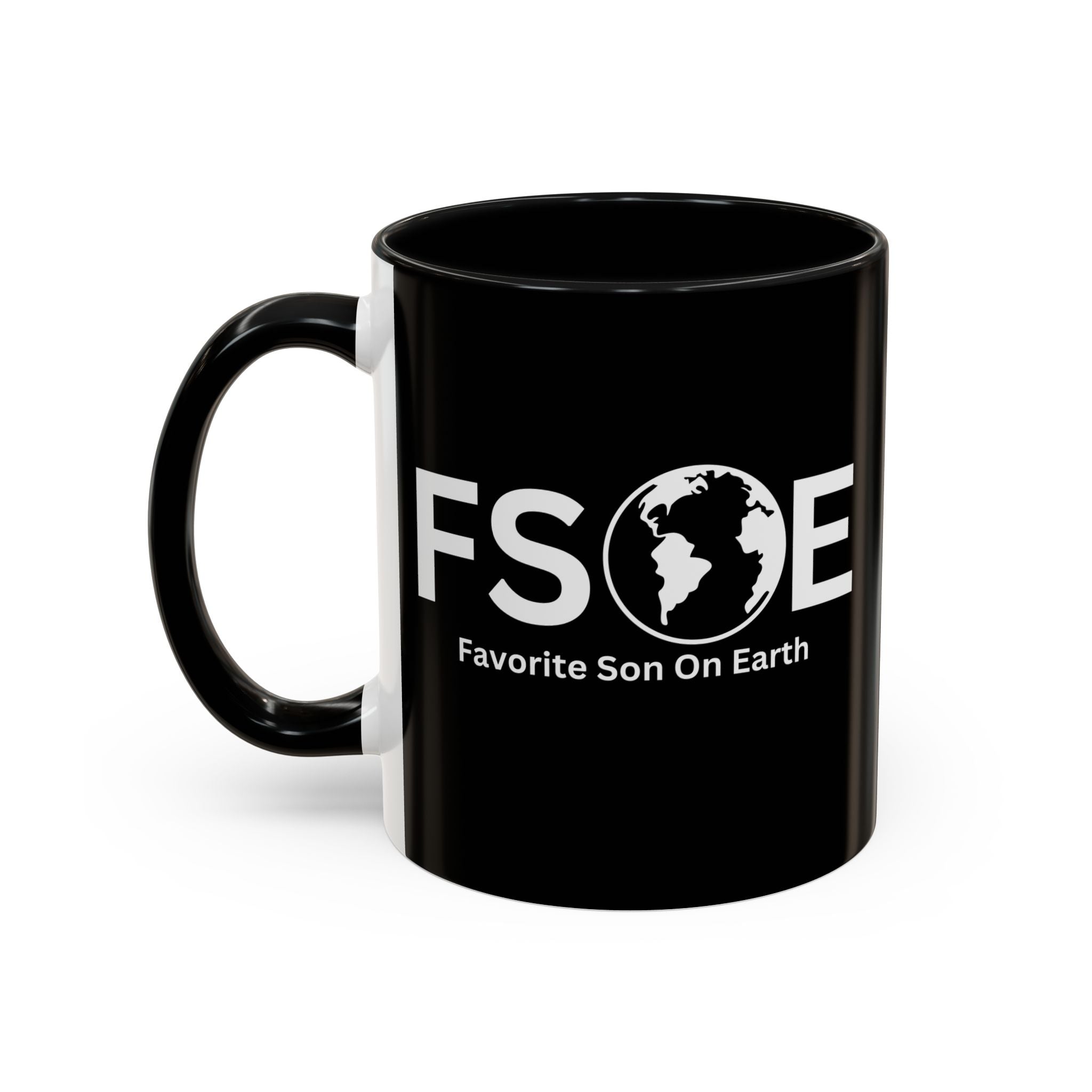 Favorite Son On Earth (FSOE) Accent Coffee Mug (11oz, 15oz)