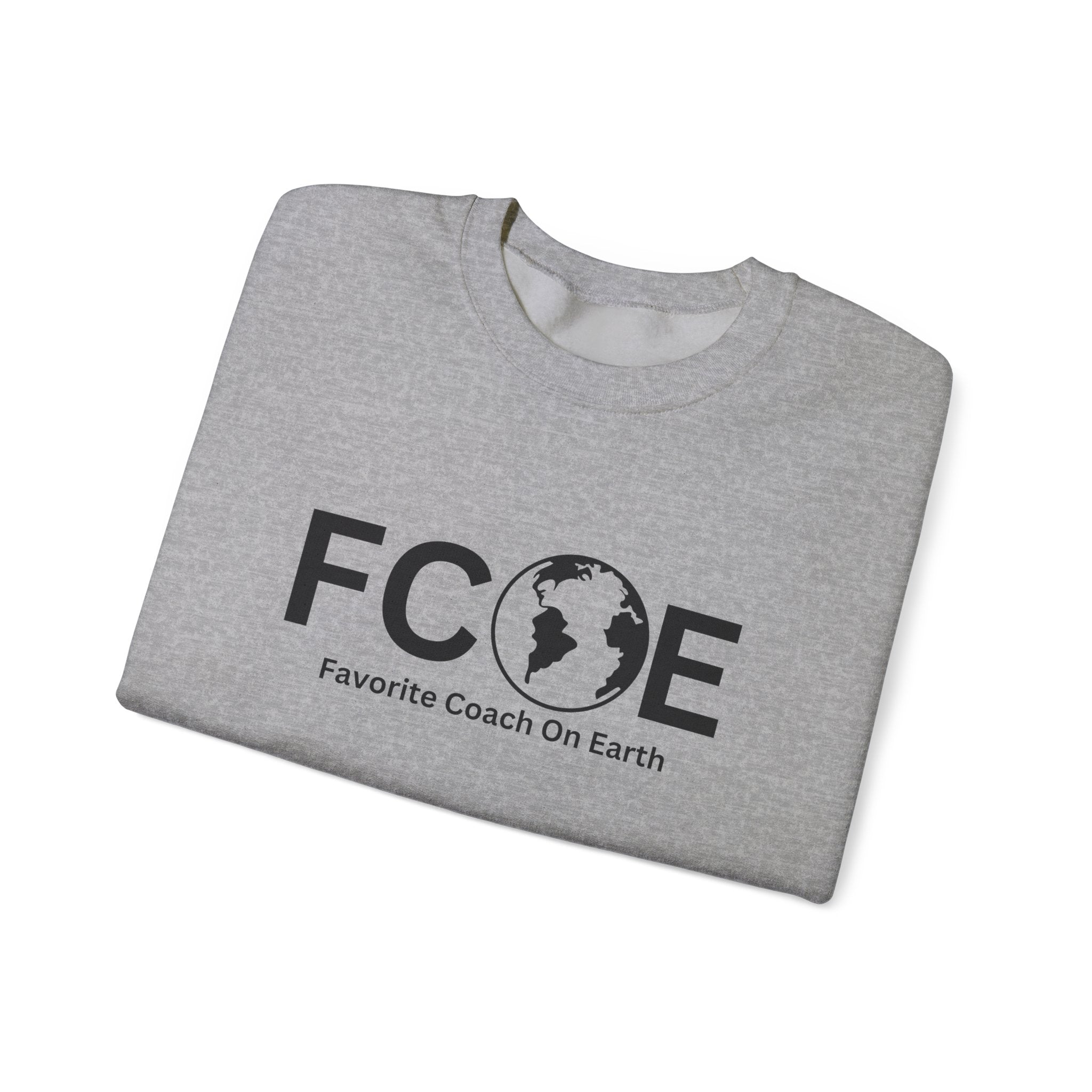 Favorite Coach On Earth (FCOE) Unisex Heavy Blend™ Crewneck Sweatshirt