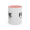Favorite Grandma On Earth Mug (FGOE) Accent Coffee Mug (11oz, 15oz)