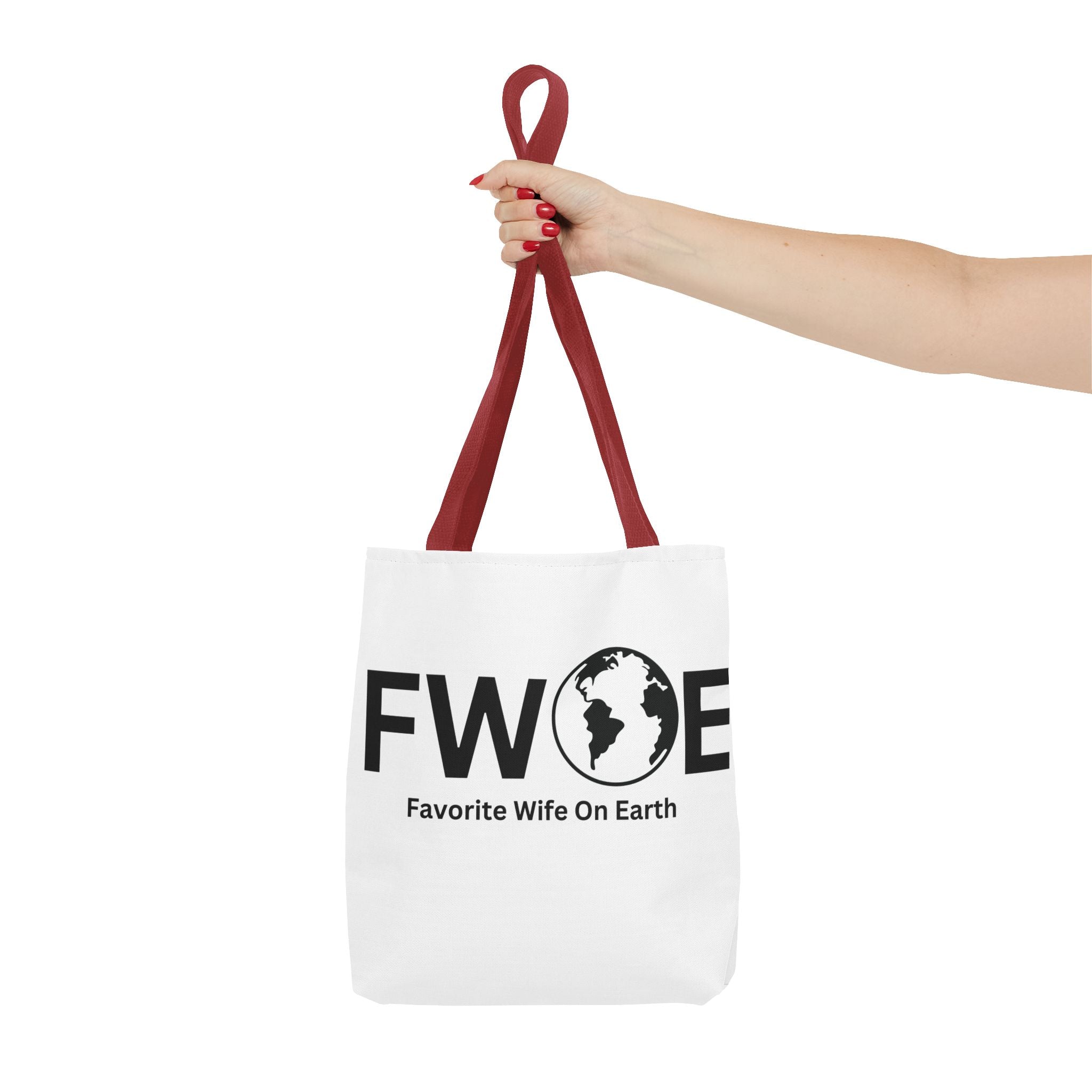 Favorite Wife On Earth (FWOE) Tote Bag - Custom Printed Stylish and Functional Tote