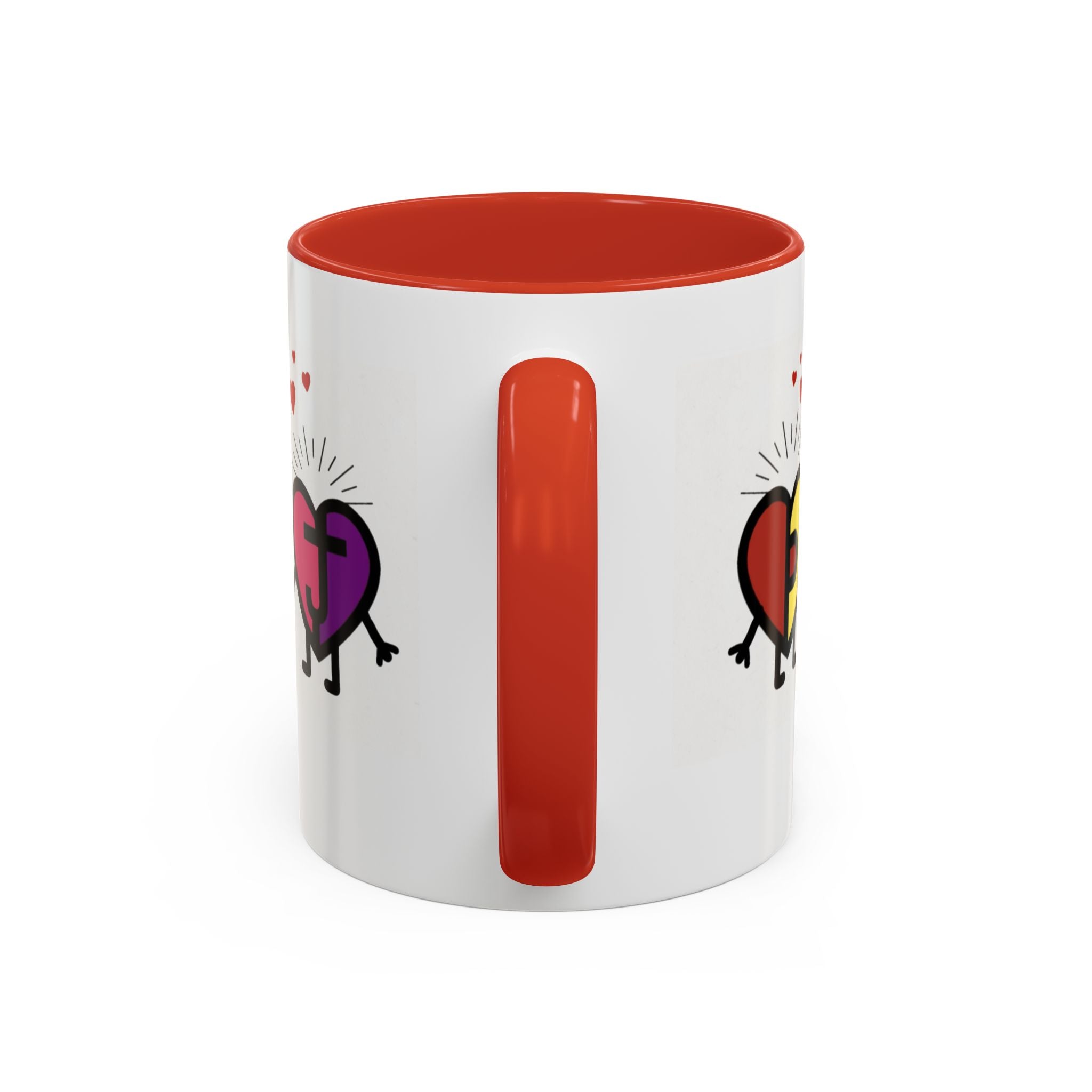 PJ & Joy Passionoy Mascots Accent Coffee Mug (11, 15oz)