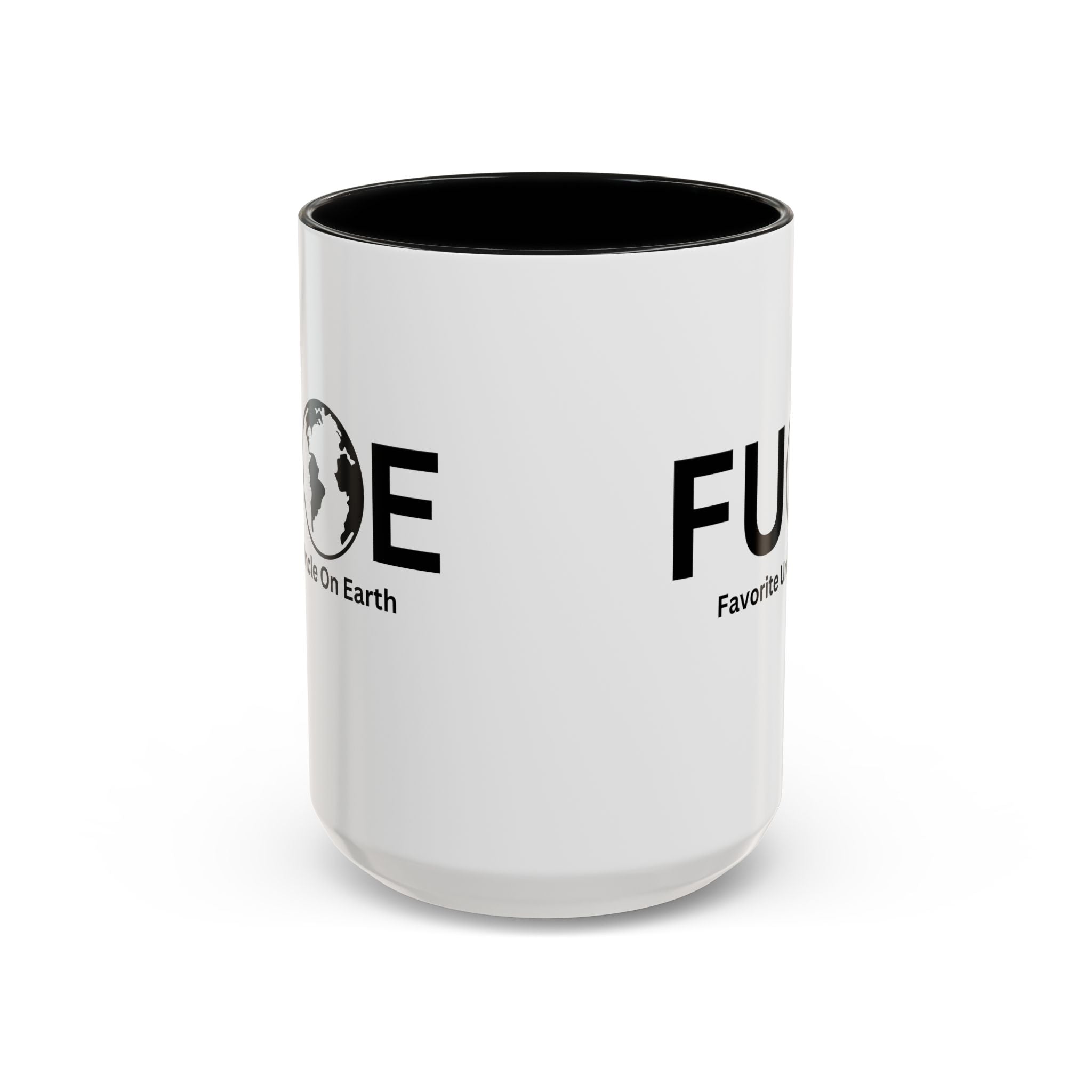 Favorite Uncle On Earth (FUOE) Accent Coffee Mug (11oz, 15oz)