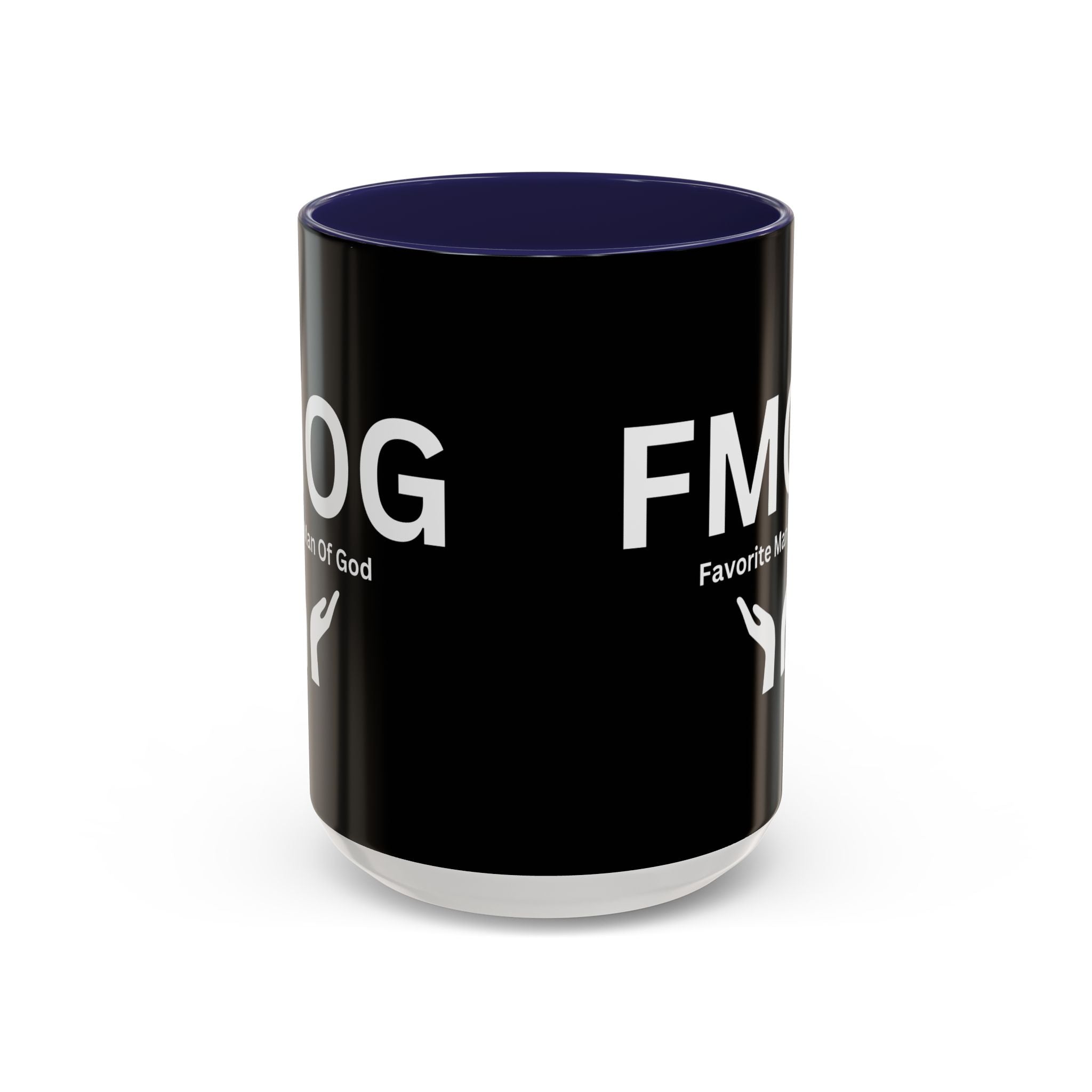 Favorite Man of God (FMOG) Accent Coffee Mug (11, 15oz)
