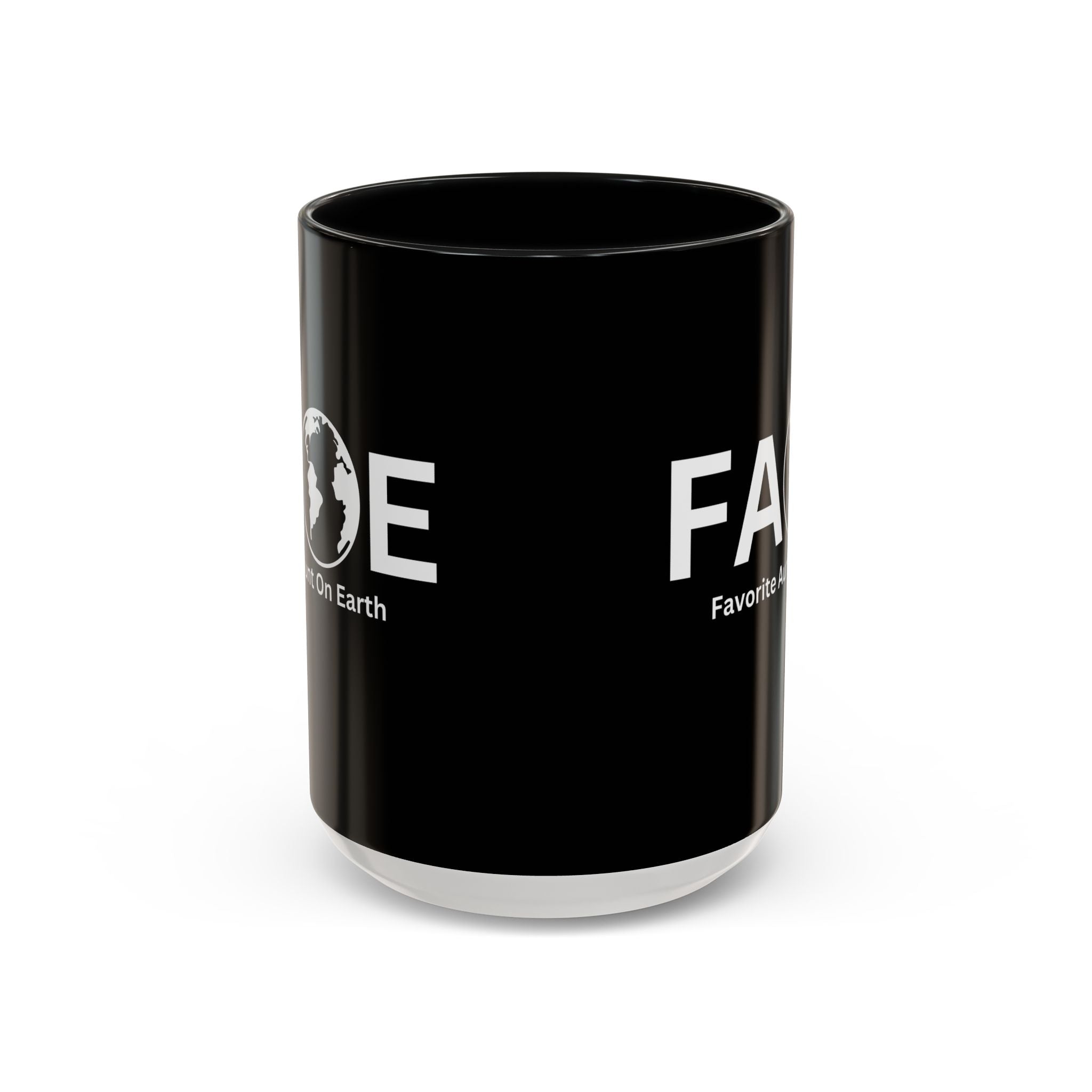 Favorite Aunt On Earth (FAOE) Accent Coffee Mug (11oz, 15oz)