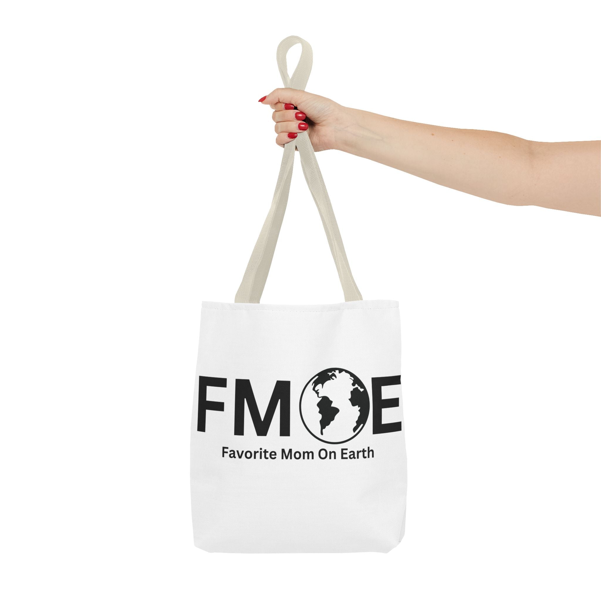 Favorite Mom On Earth (FMOE) Tote Bag- Custom Printed Stylish and Functional Tote
