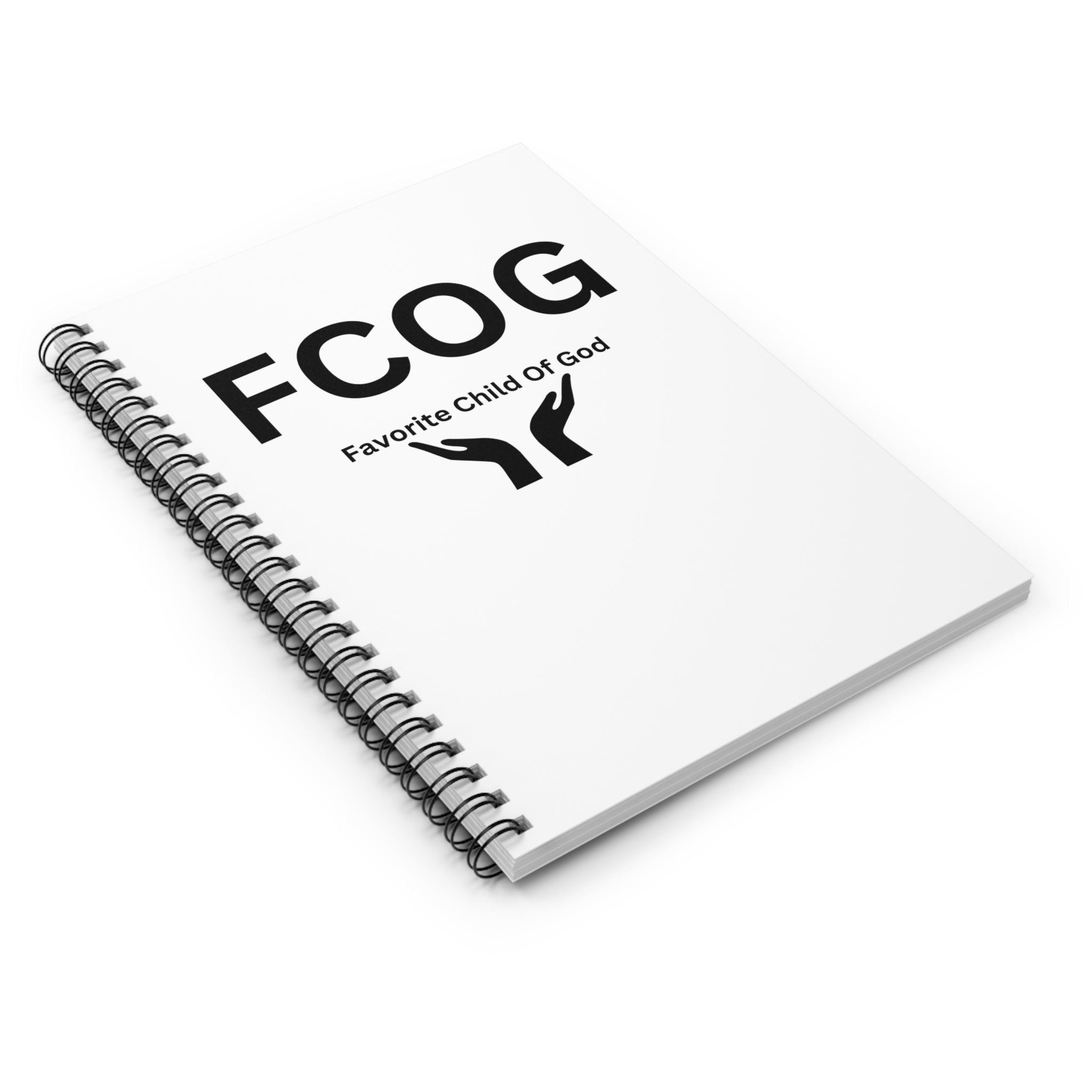 Favorite Child of God (FCOG) Spiral Notebook - 118 Page Ruled Line Notebook for Everyday Use