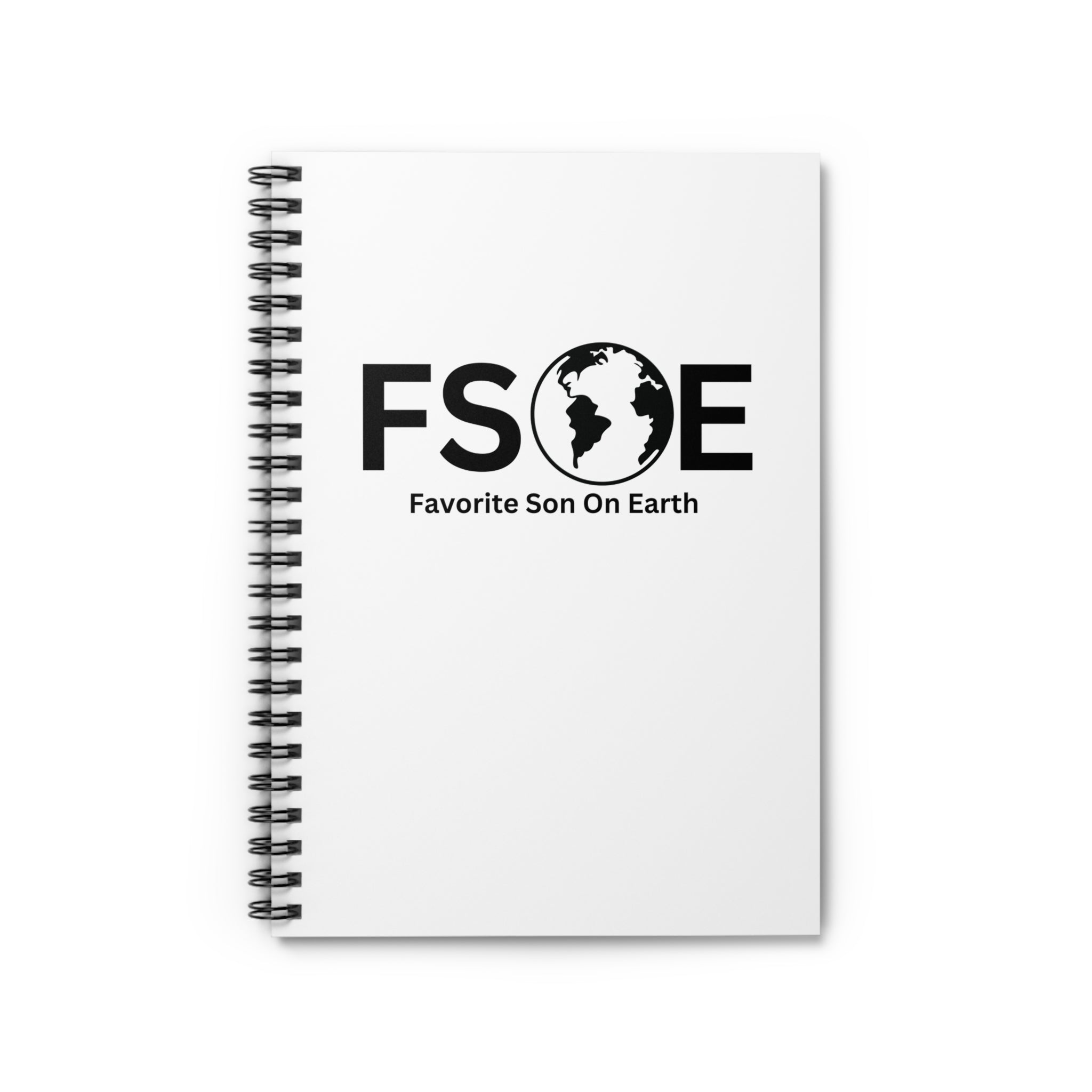 Favorite Son On Earth (FSOE) Spiral Notebook - 118 Page Ruled Line Notebook for Everyday Use