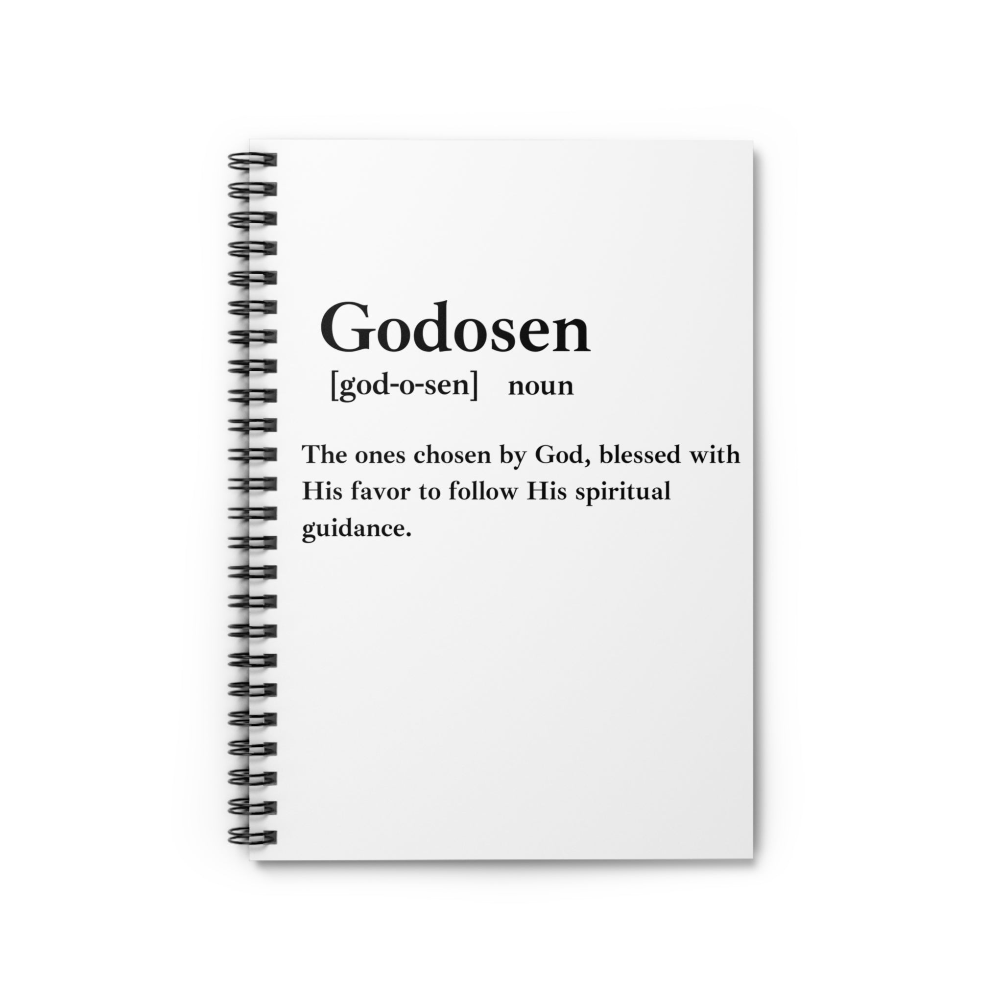Godosen Spiral Notebook - 118 Page Ruled Line Notebook for Everyday Use