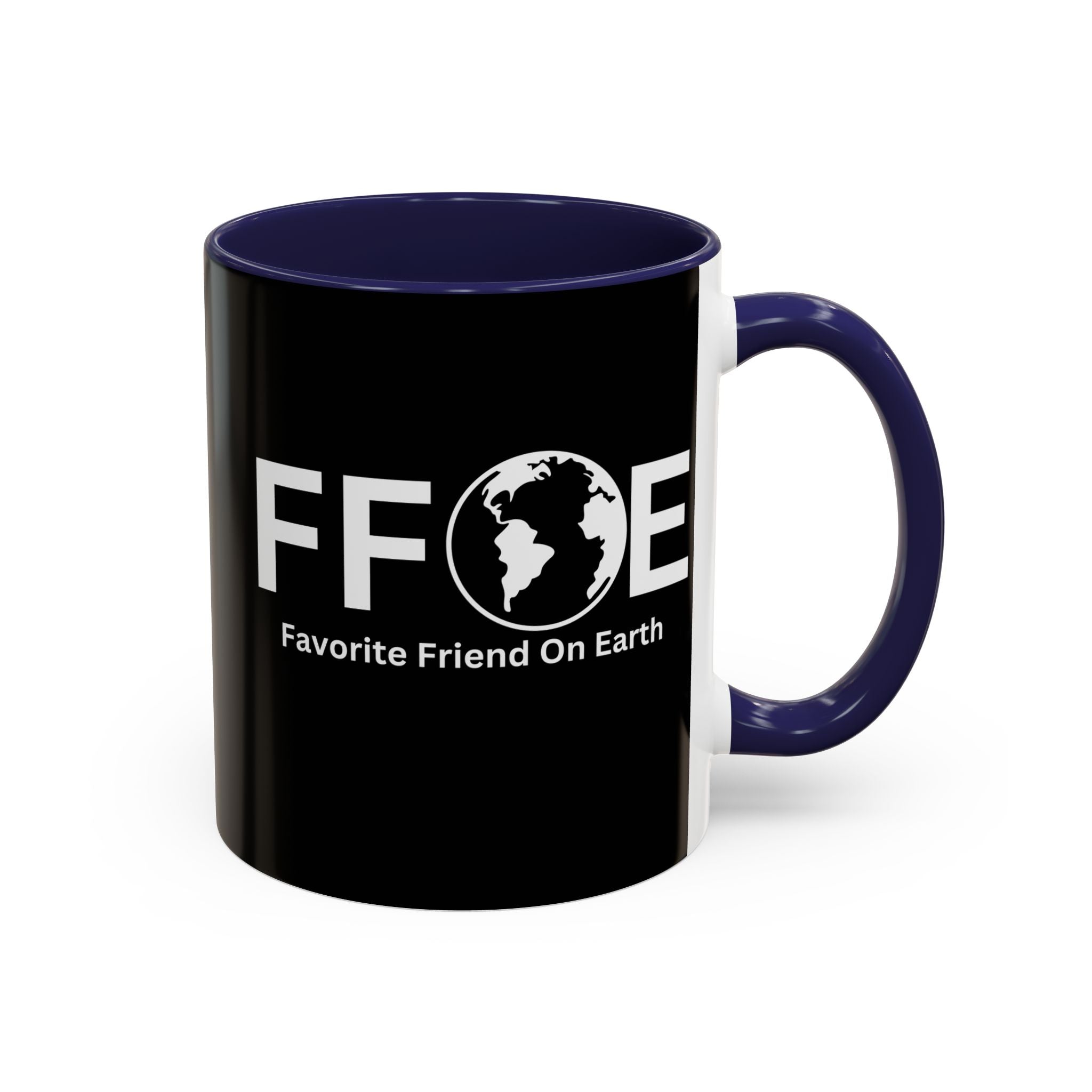 Favorite Friend On Earth (FFOE) Accent Coffee Mug (11oz, 15oz)