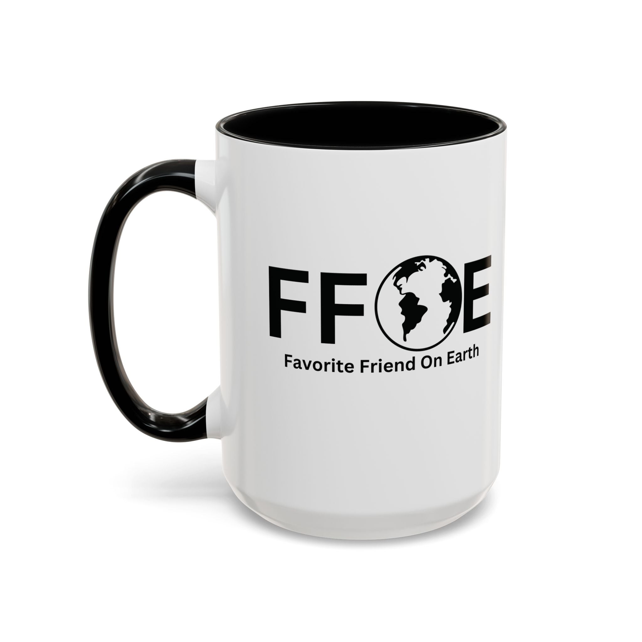 Favorite Friend On Earth (FFOE) Accent Coffee Mug (11oz, 15oz)