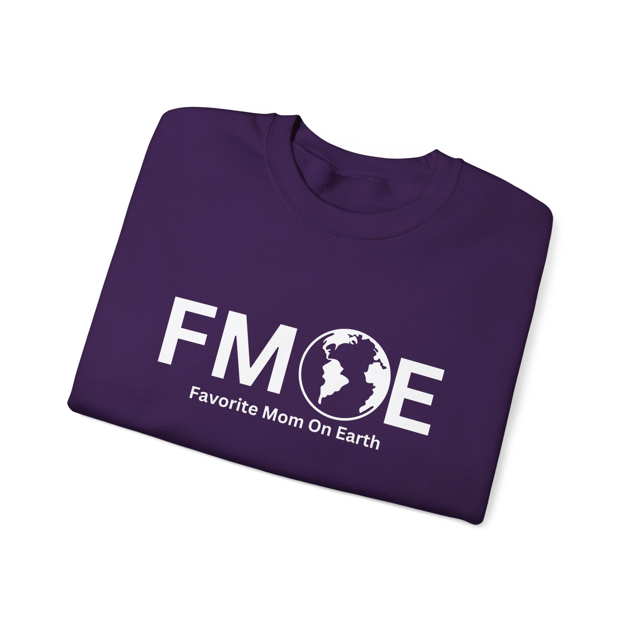 Favorite Mom On Earth Sweatshirt - (FMOE) Logo Crewneck for Women