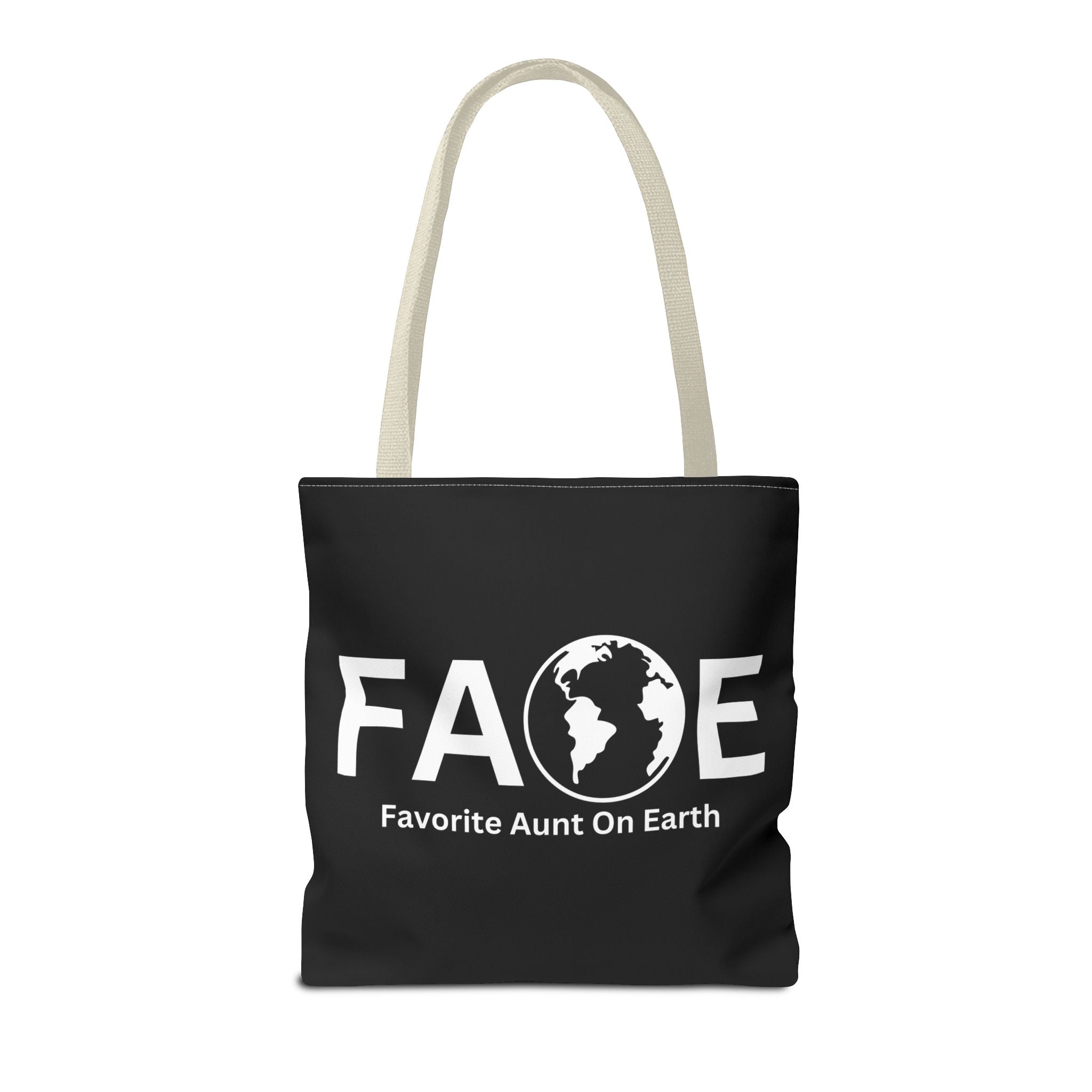 Favorite Aunt On Earth (FAOE) Tote Bag - Custom Printed Stylish and Functional Tote