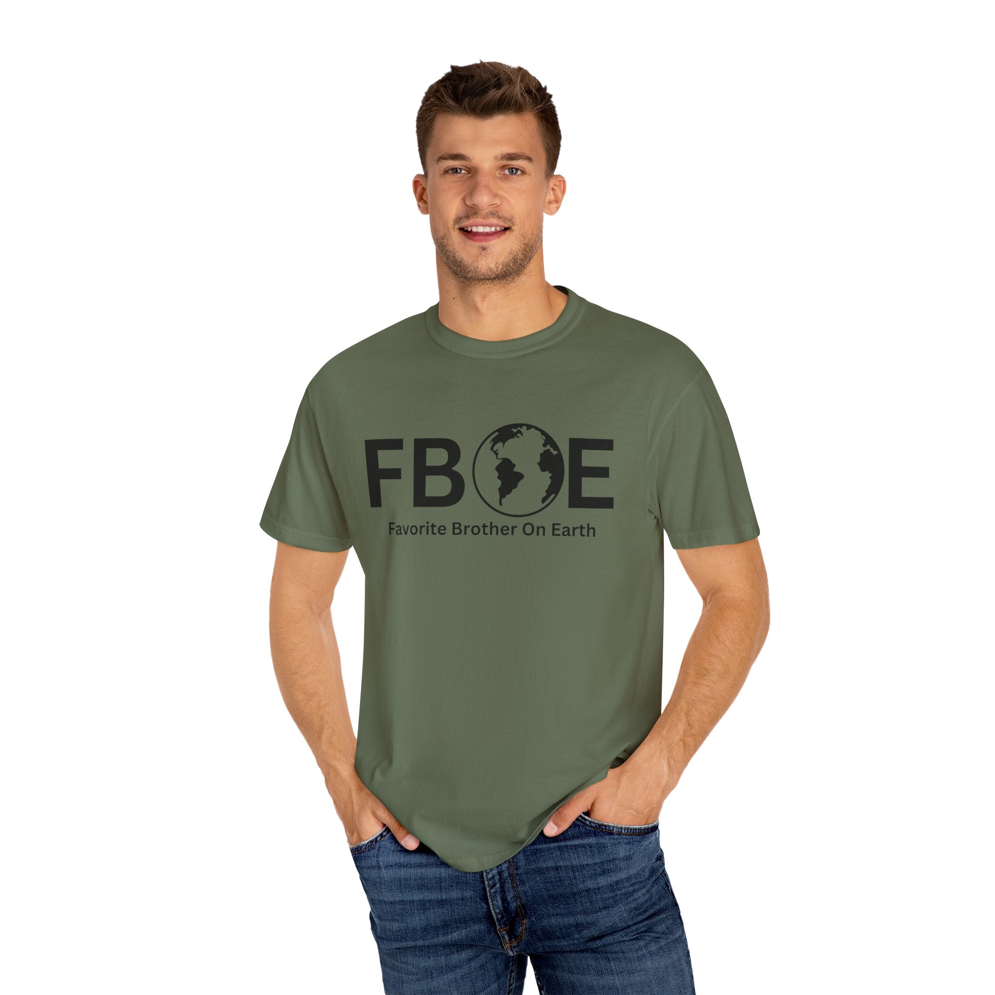 Favorite Brother On Earth (FBOE) - Comfort Colors 1717 Garment-Dyed T-Shirt