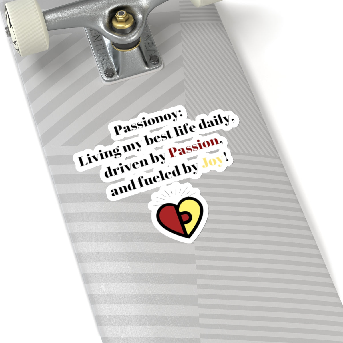 Passionoy Statement Kiss-Cut Stickers - Custom Vinyl Stickers for Creative Decor