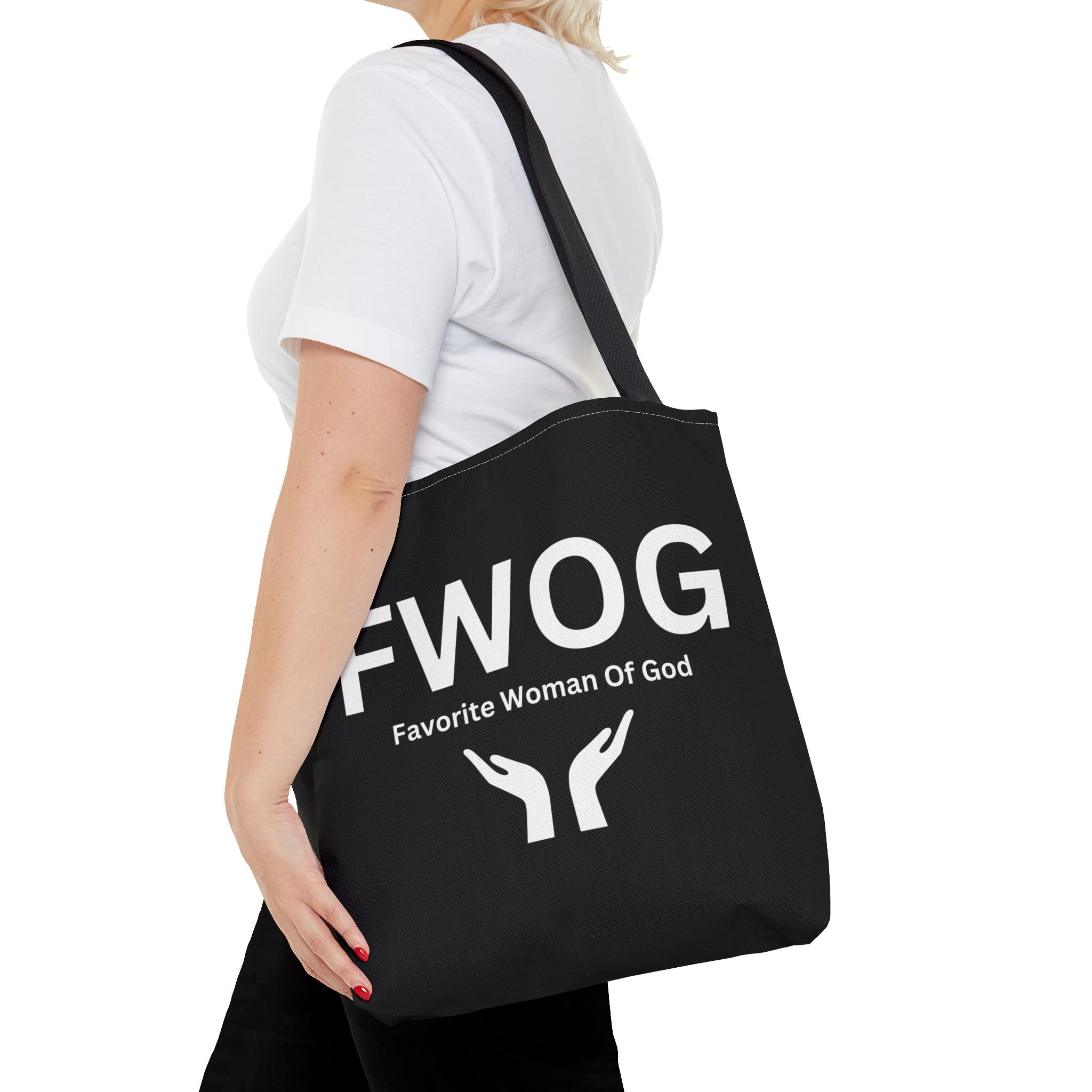 Favorite Woman of God (FWOG) Tote Bag - Custom Printed Stylish and Functional Tote