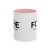 Favorite Cousin On Earth (FCOE) Accent Coffee Mug (11oz, 15oz)