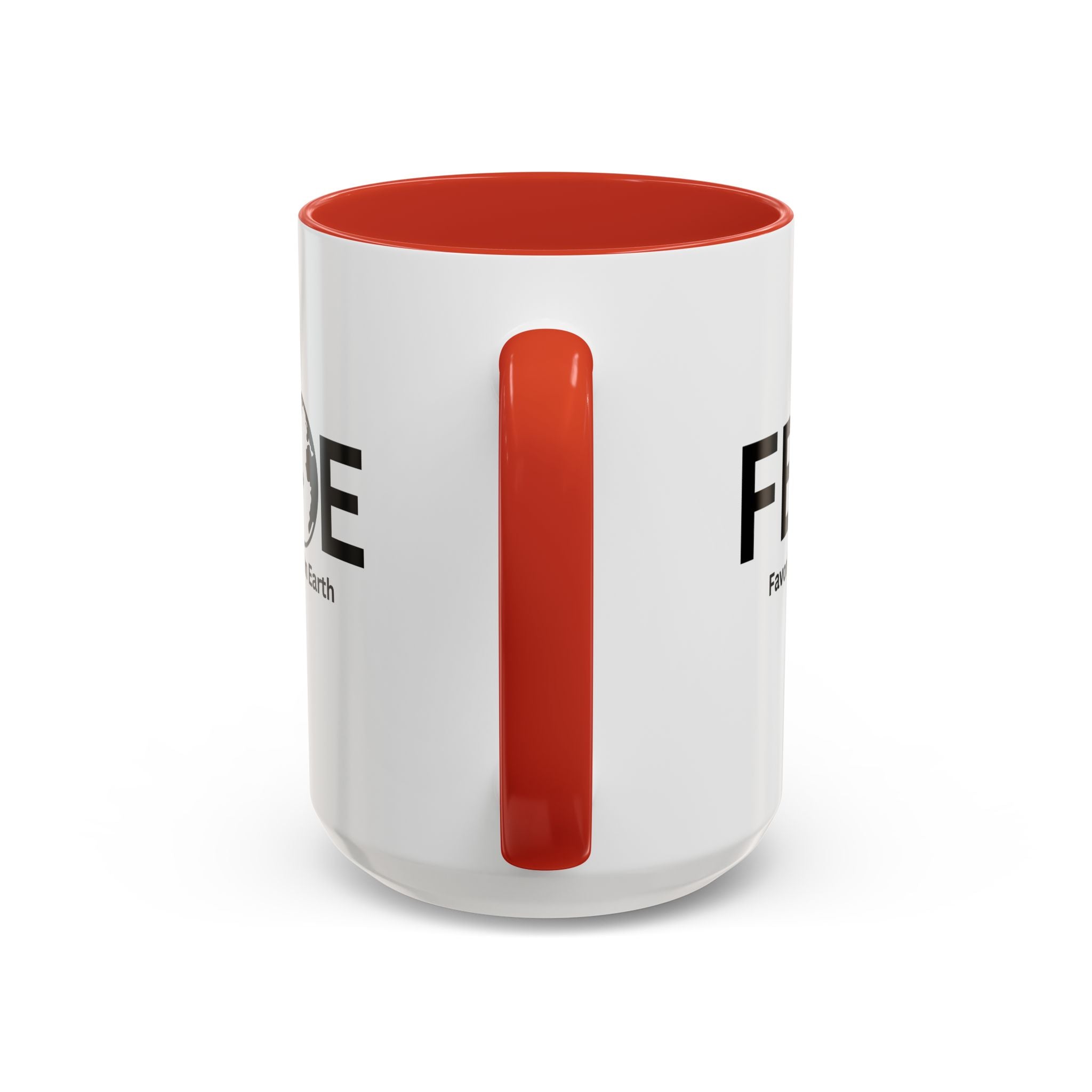 Favorite Boss On Earth (FBOE) Accent Coffee Mug (11oz, 15oz)