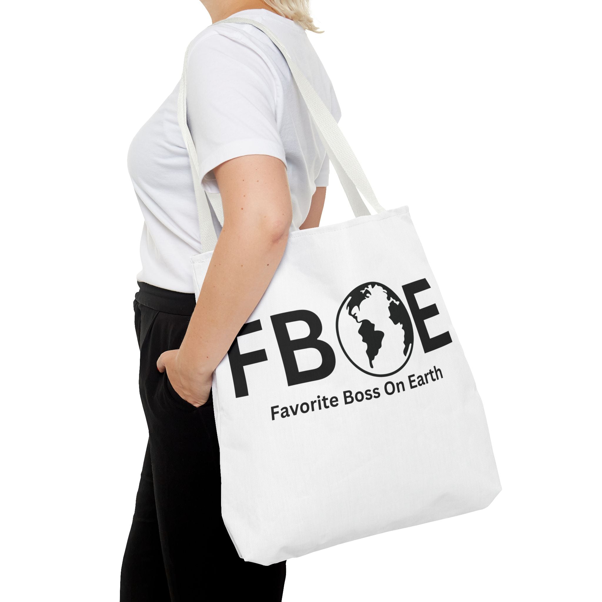 Favorite Boss On Earth (FBOE) Tote Bag - Custom Printed Stylish and Functional Tote
