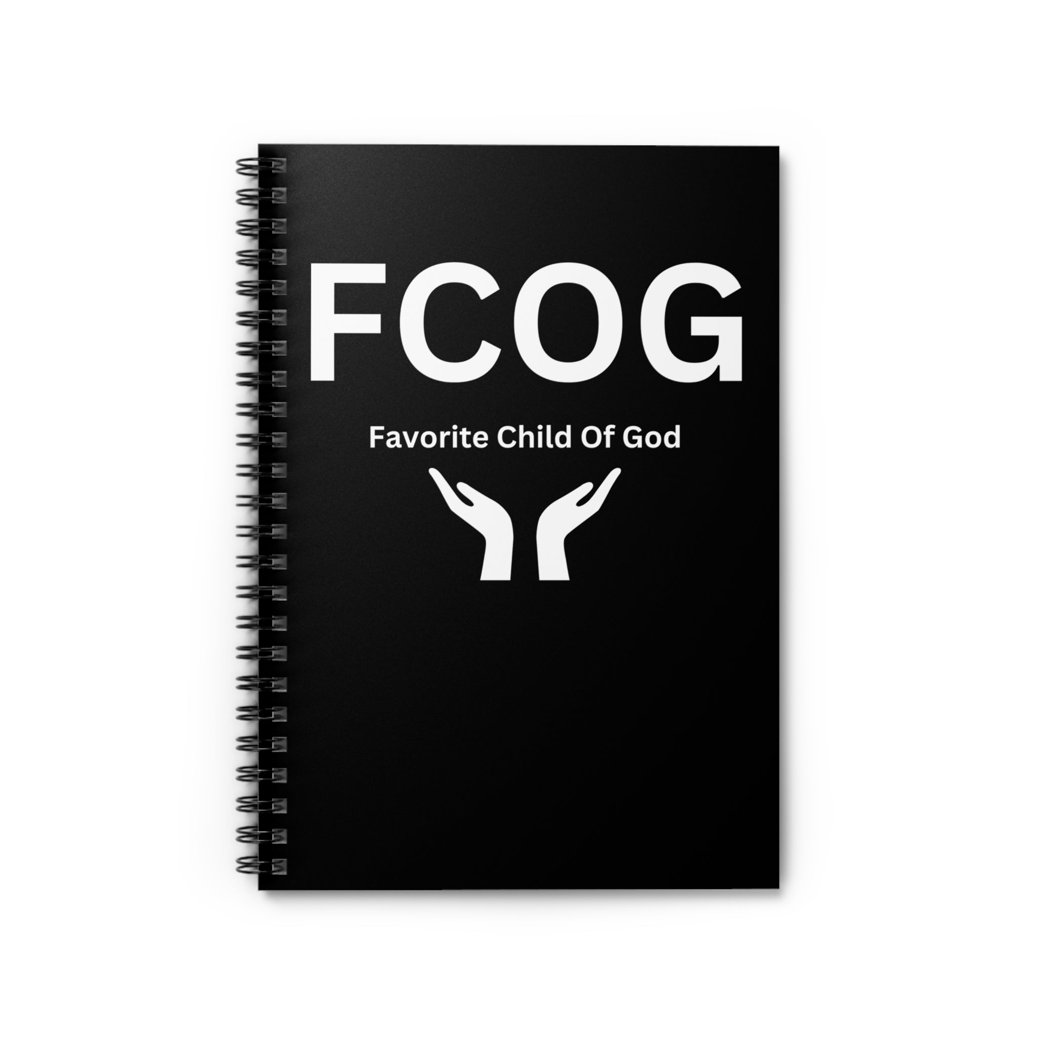 Favorite Child of God (FCOG) Spiral Notebook - 118 Page Ruled Line Notebook for Everyday Use