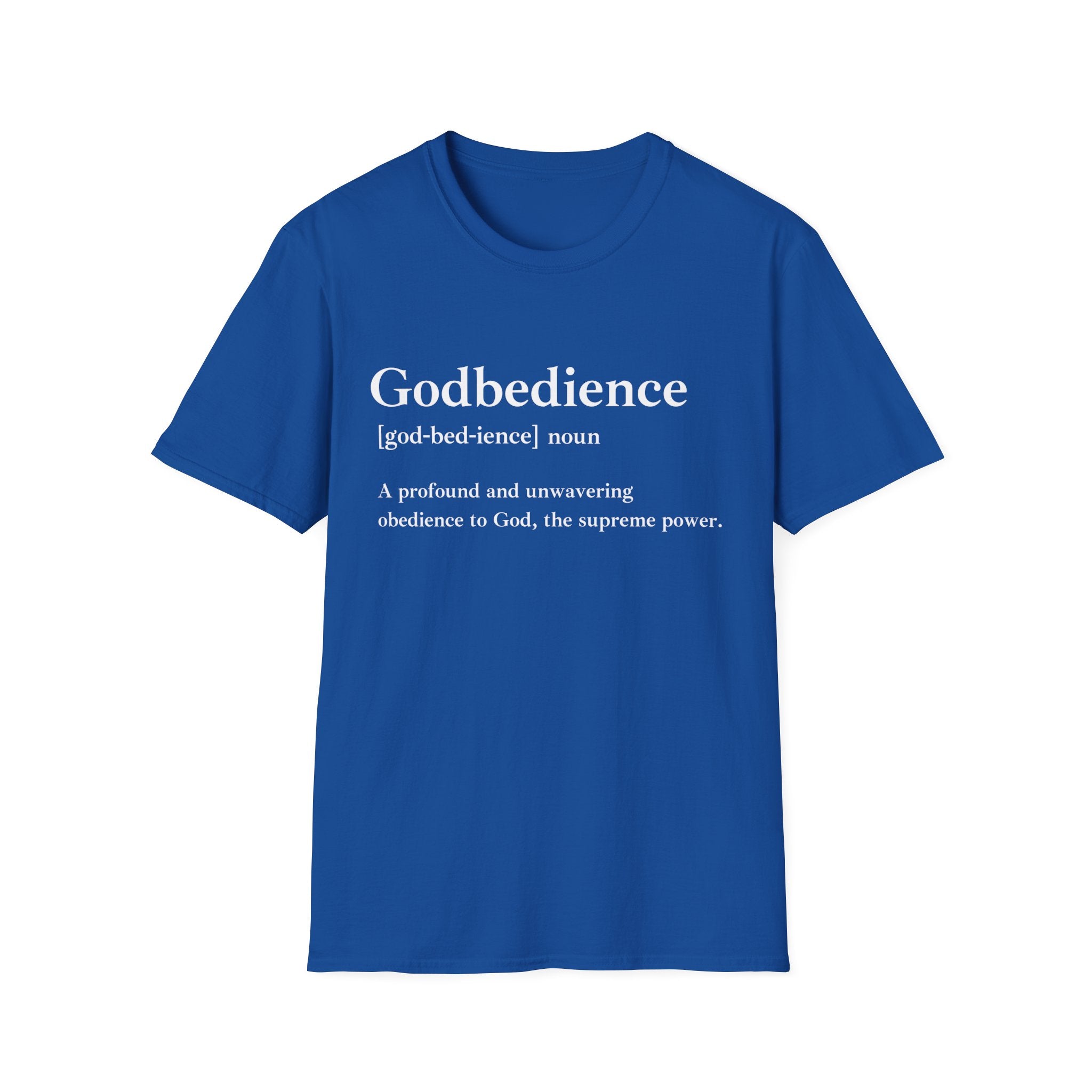 Godbedience Unisex Softstyle T-Shirt