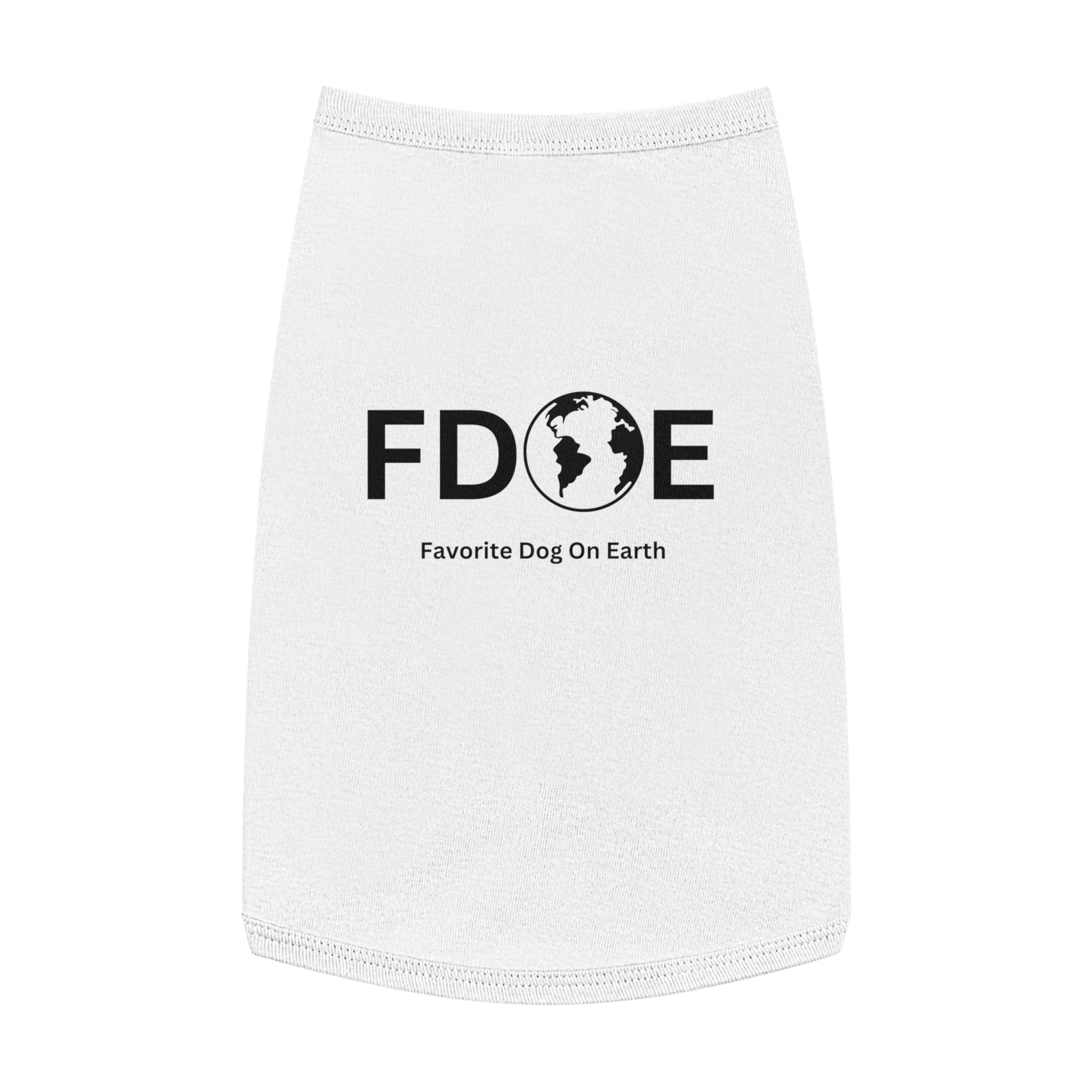 Favorite Dog On Earth (FDOE) - Custom Pet Tank Top