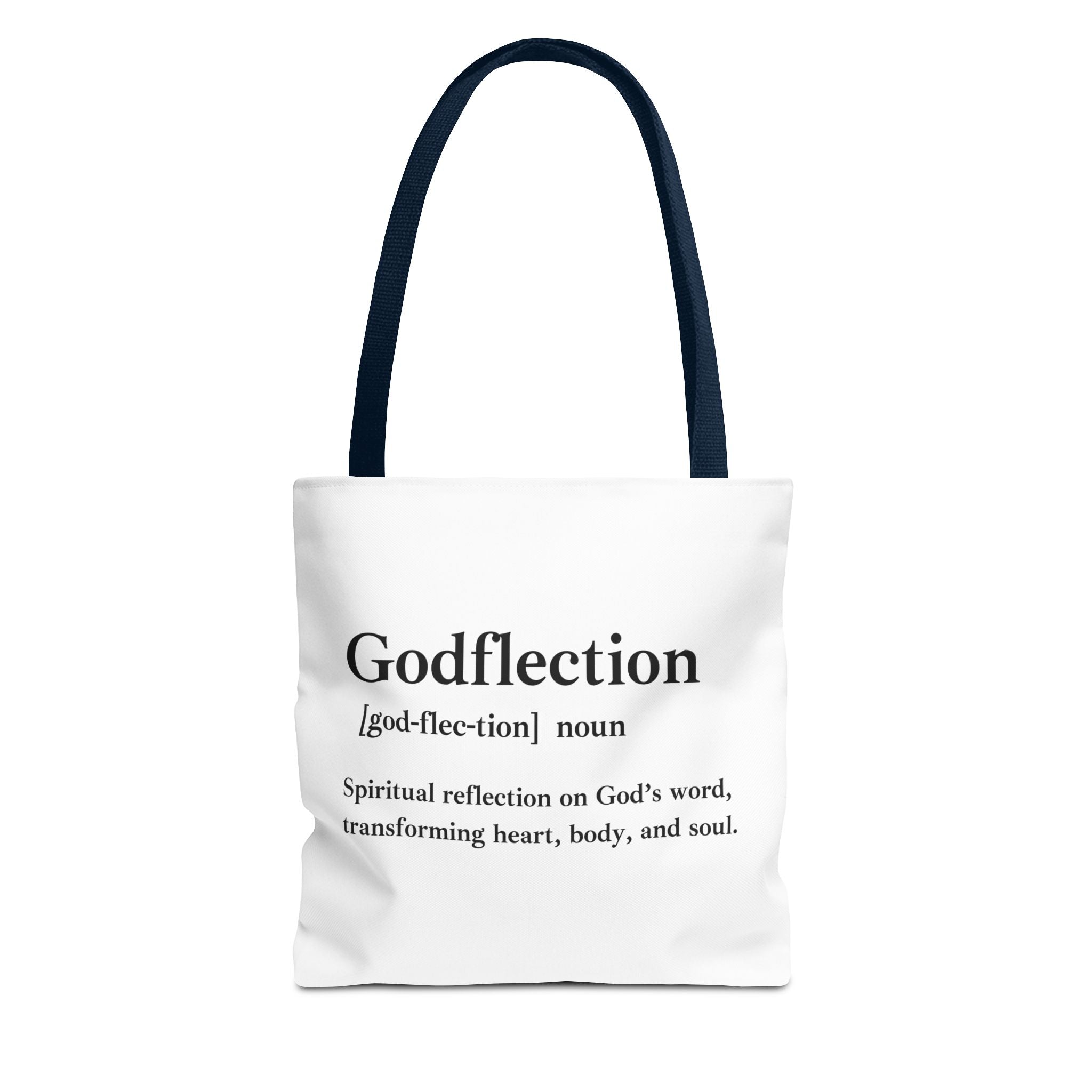 Godflection Tote Bag - Custom Printed Stylish and Functional Tote