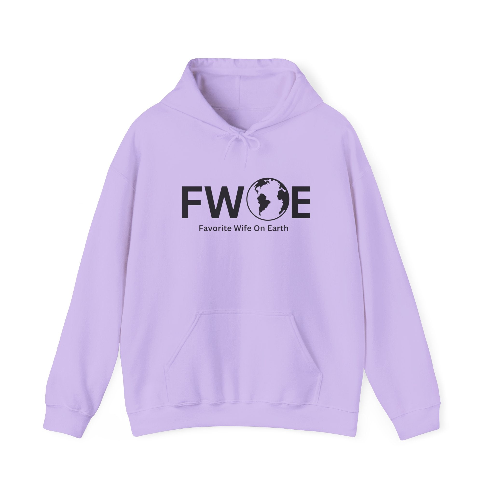 Favorite Wife On Earth (FWOE) Hooded Sweatshirt - Cozy and Stylish Hoodie for Cold Days
