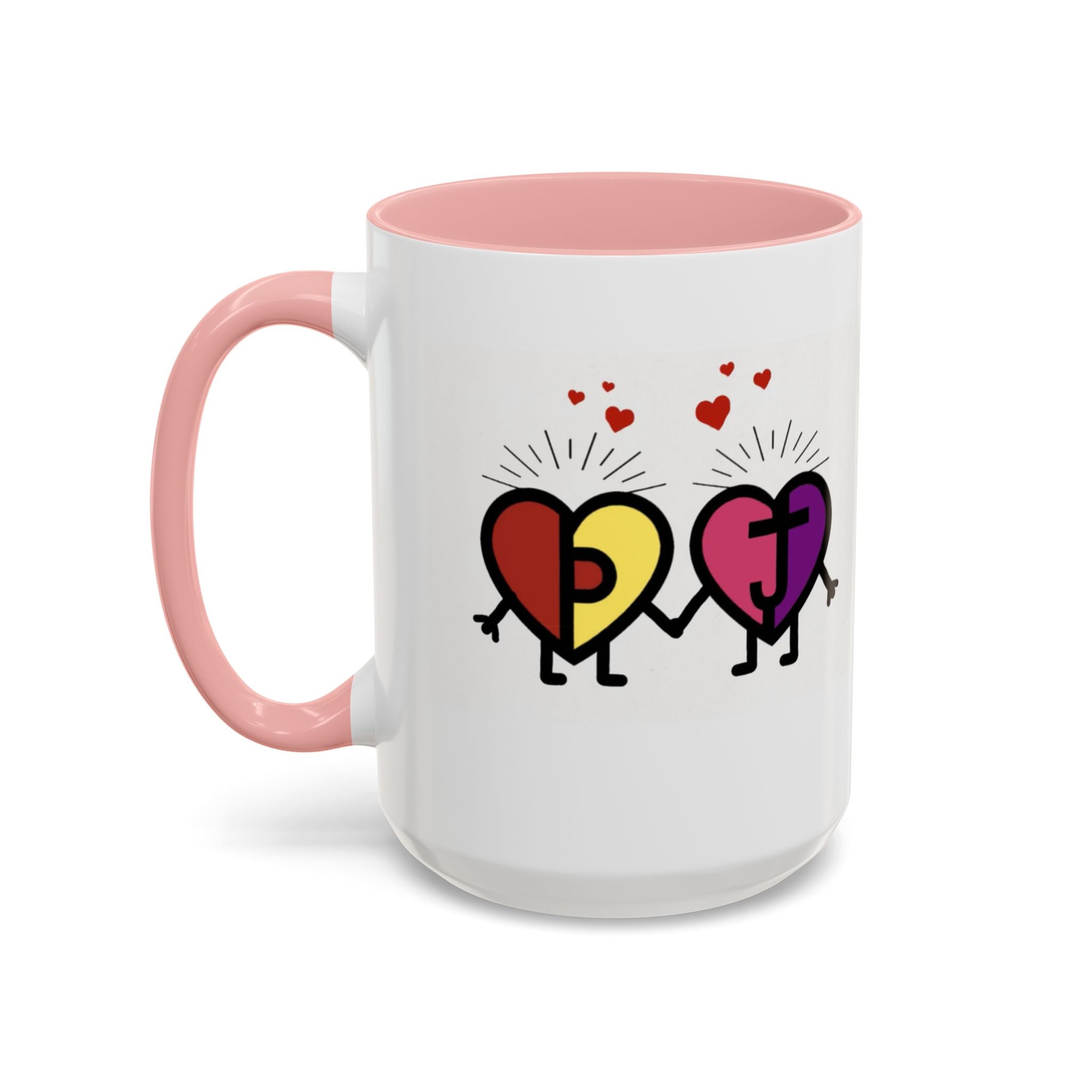 PJ & Joy Passionoy Mascots Accent Coffee Mug (11, 15oz)