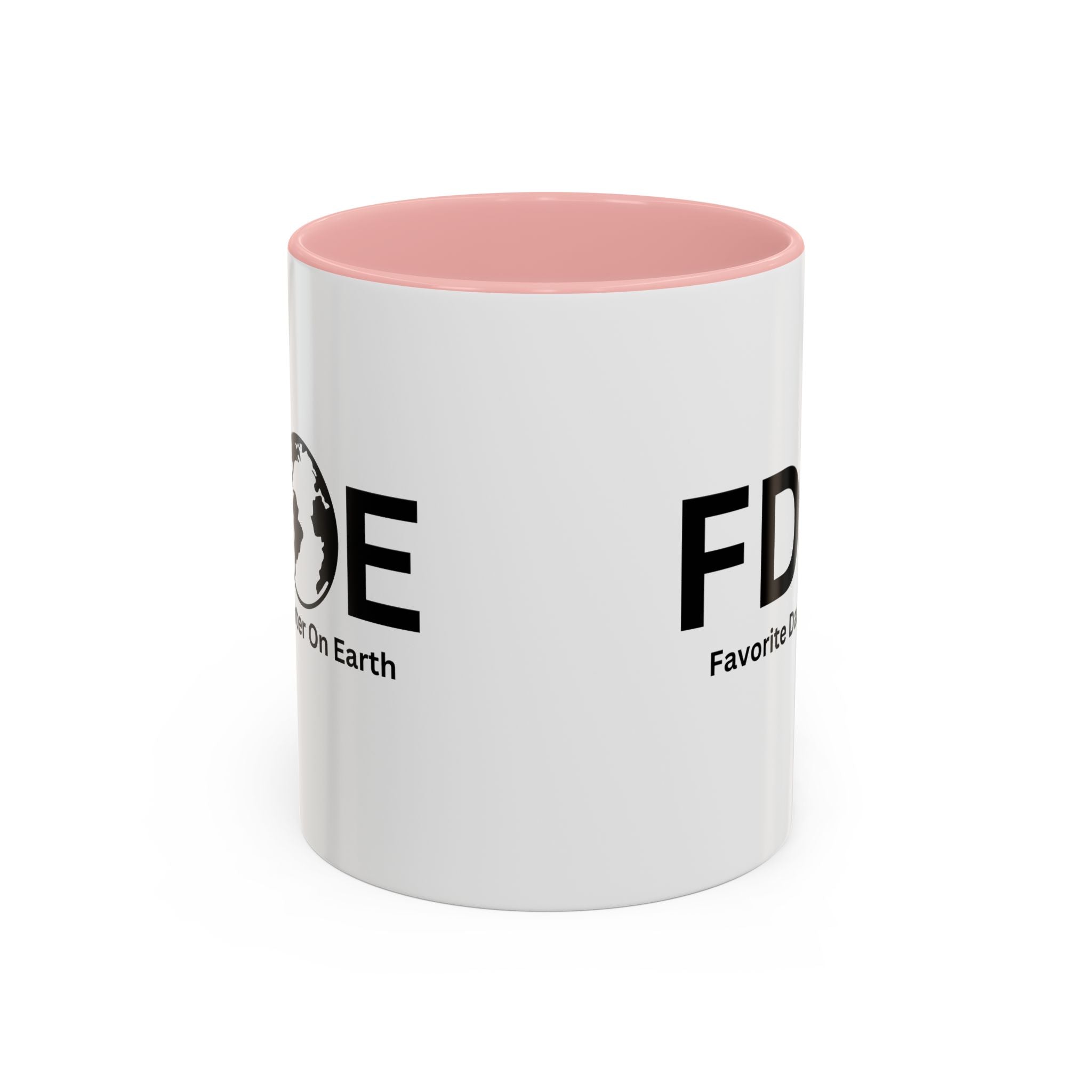 Favorite Daughter On Earth (FDOE) Accent Coffee Mug (11oz, 15oz)