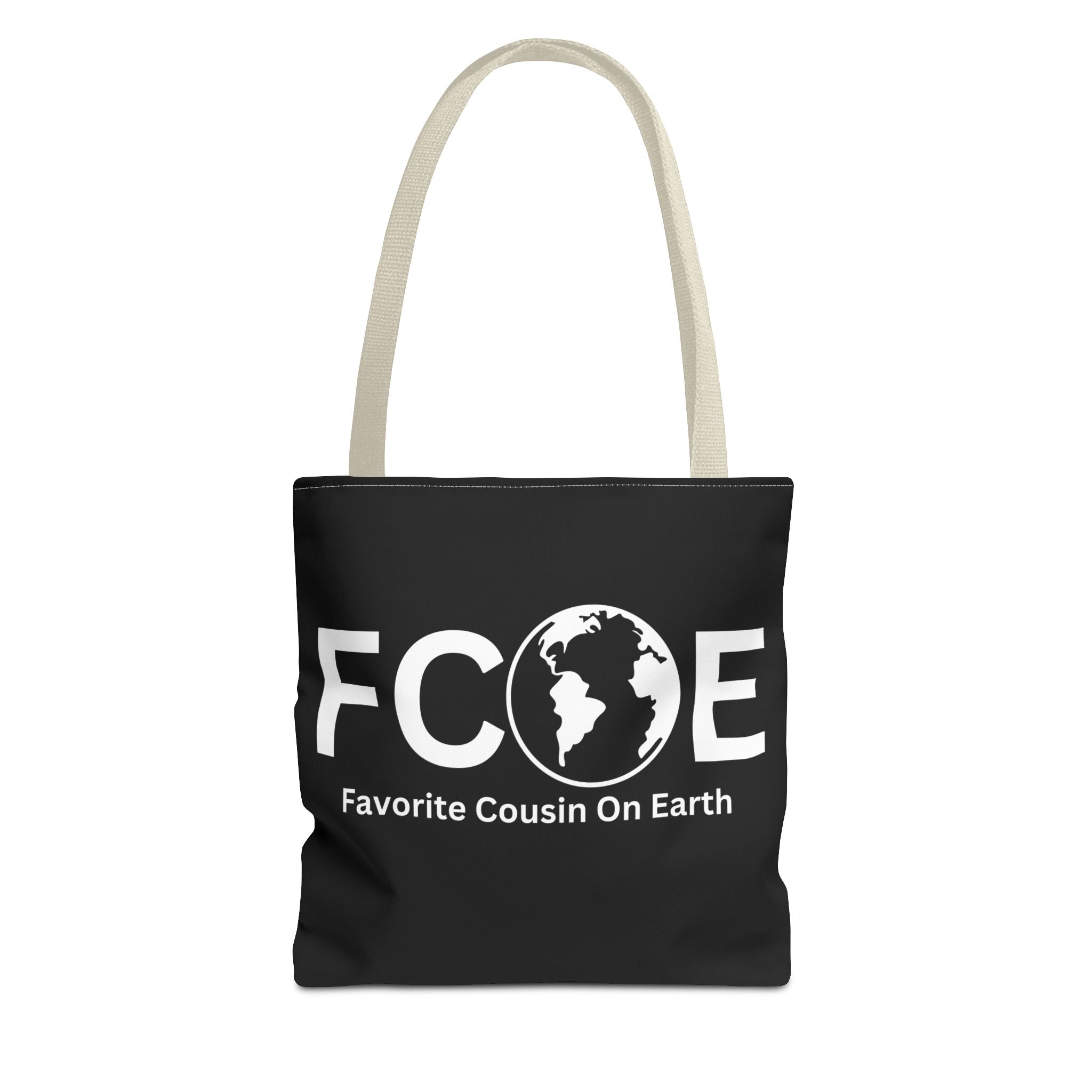 Favorite Cousin On Earth (FCOE) Tote Bag - Custom Printed Stylish and Functional Tote